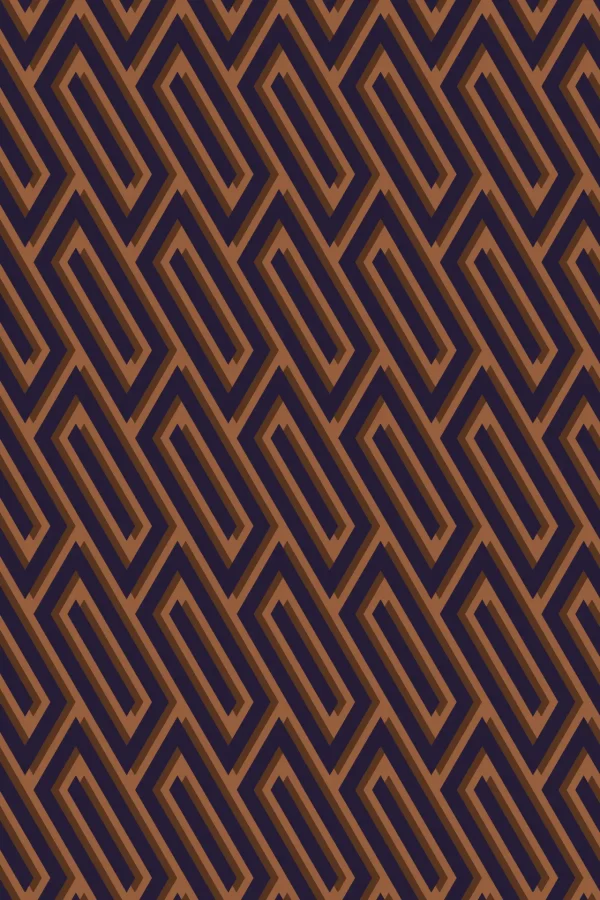 Labyrinth Box Royal Fox Wallpaper
