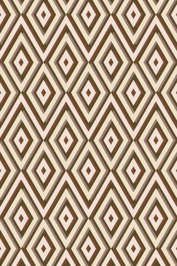 Labyrinth Diamond Citrine Blush Wallpaper
