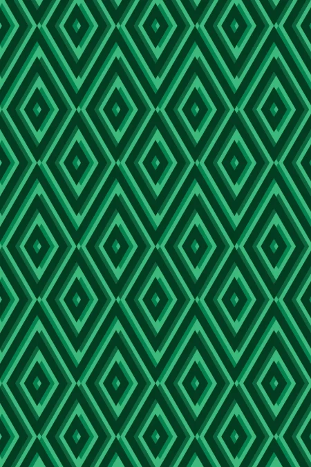 Labyrinth Diamond Malachite Wallpaper