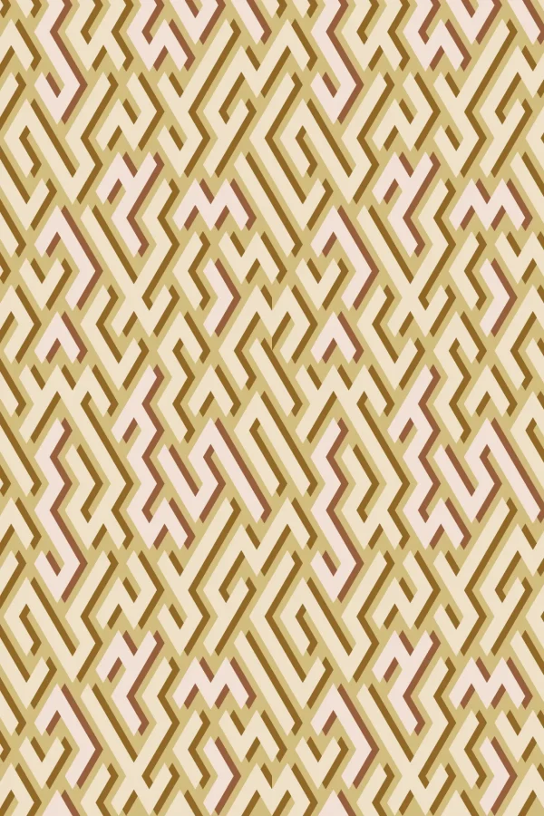 Labyrinth Maze Ginger Wallpaper