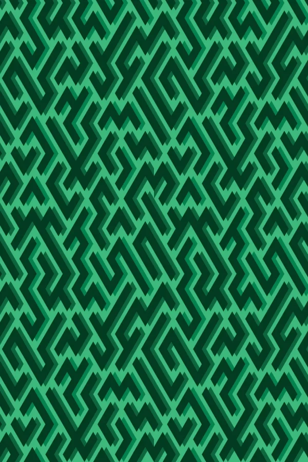 Labyrinth Maze Malachite Wallpaper