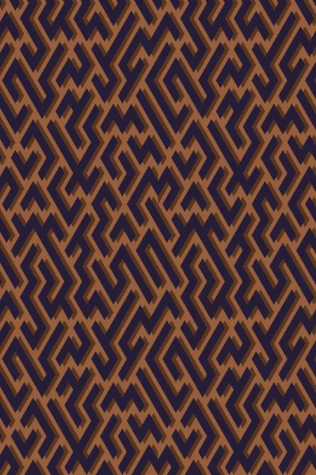 Labyrinth Maze Royal Fox Wallpaper