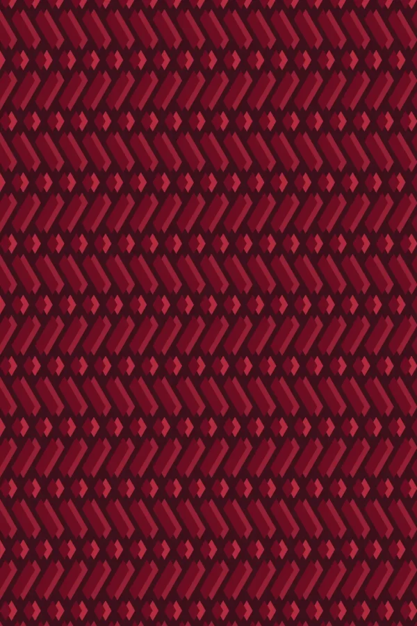 Labyrinth Weave Ruby Wallpaper
