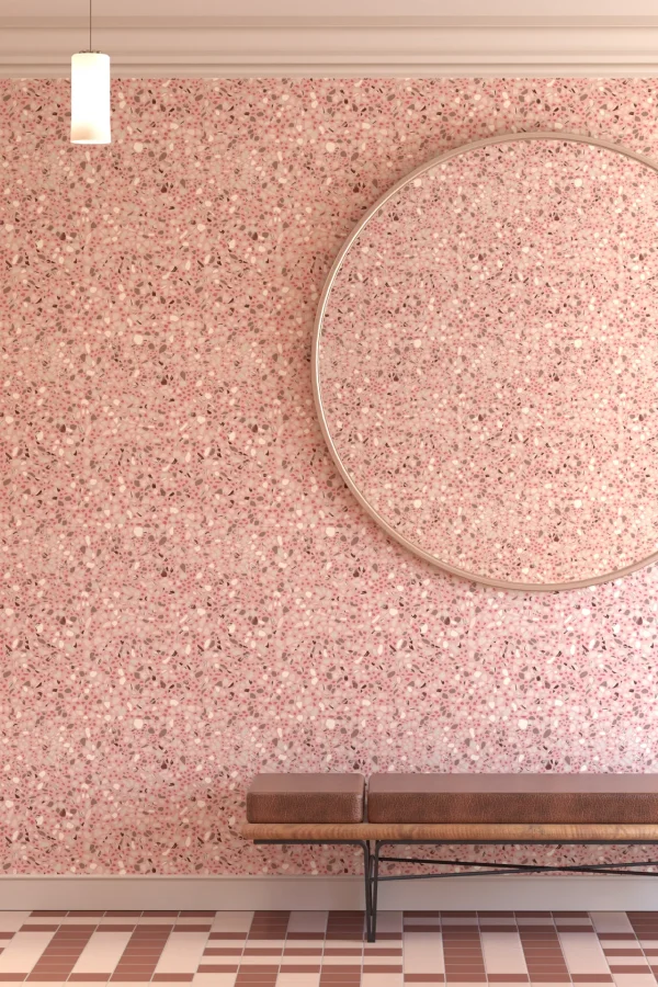 Terrazzo Pomegranate Wallpaper