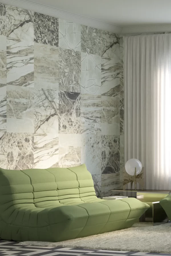 Quarry Pampas Grey Wallpaper