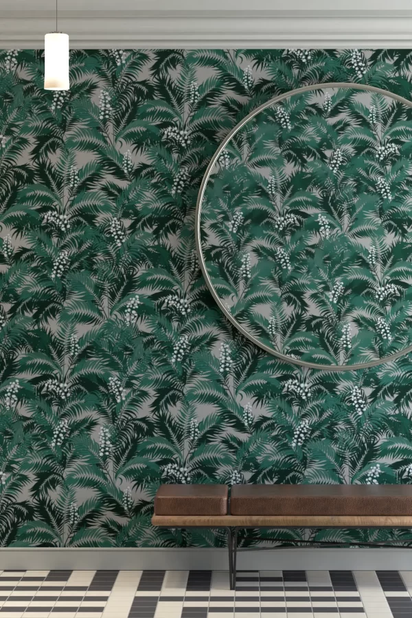 Unseen Future Urban Palm Wallpaper