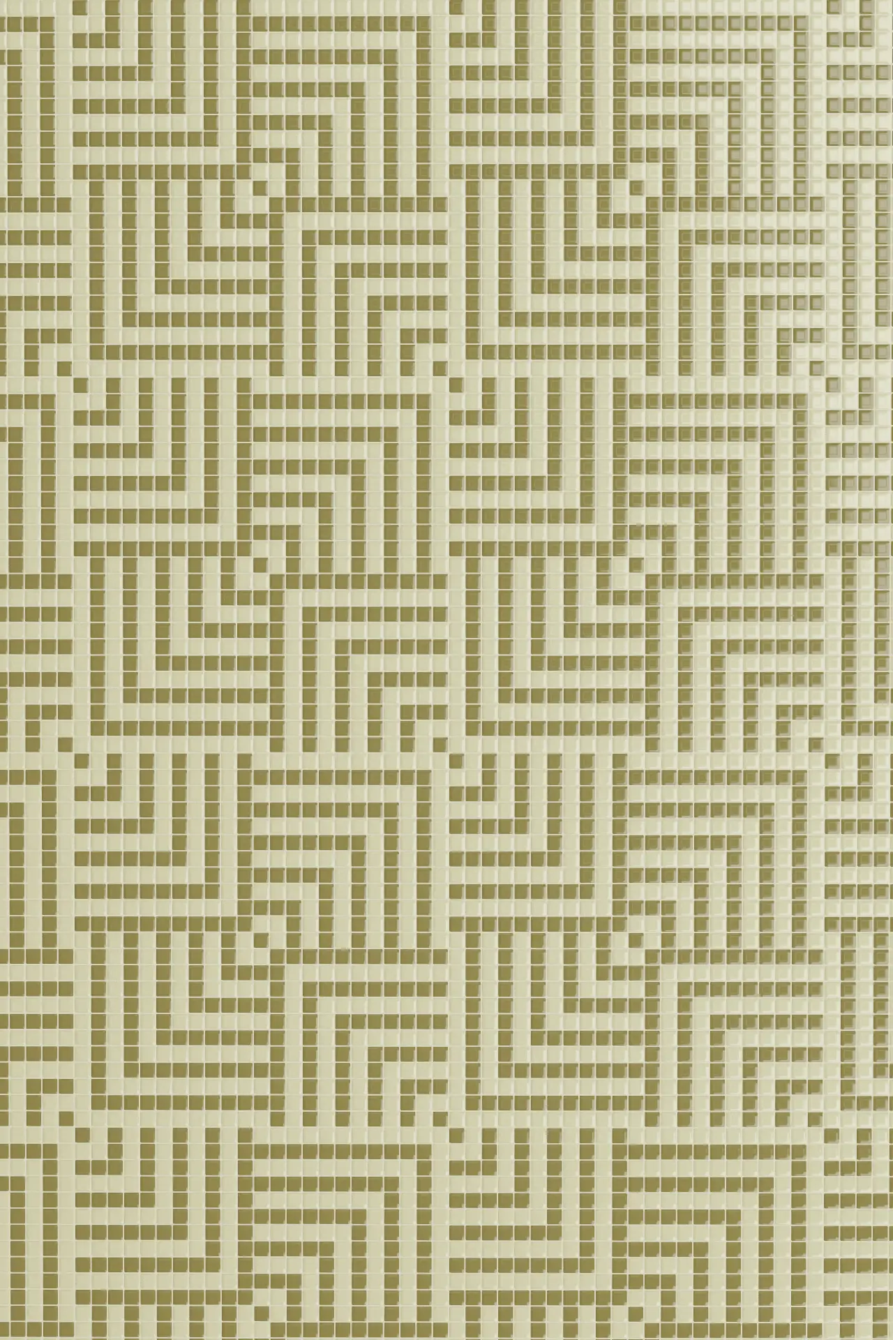 Overlap Pistachio Glass Mosaic
