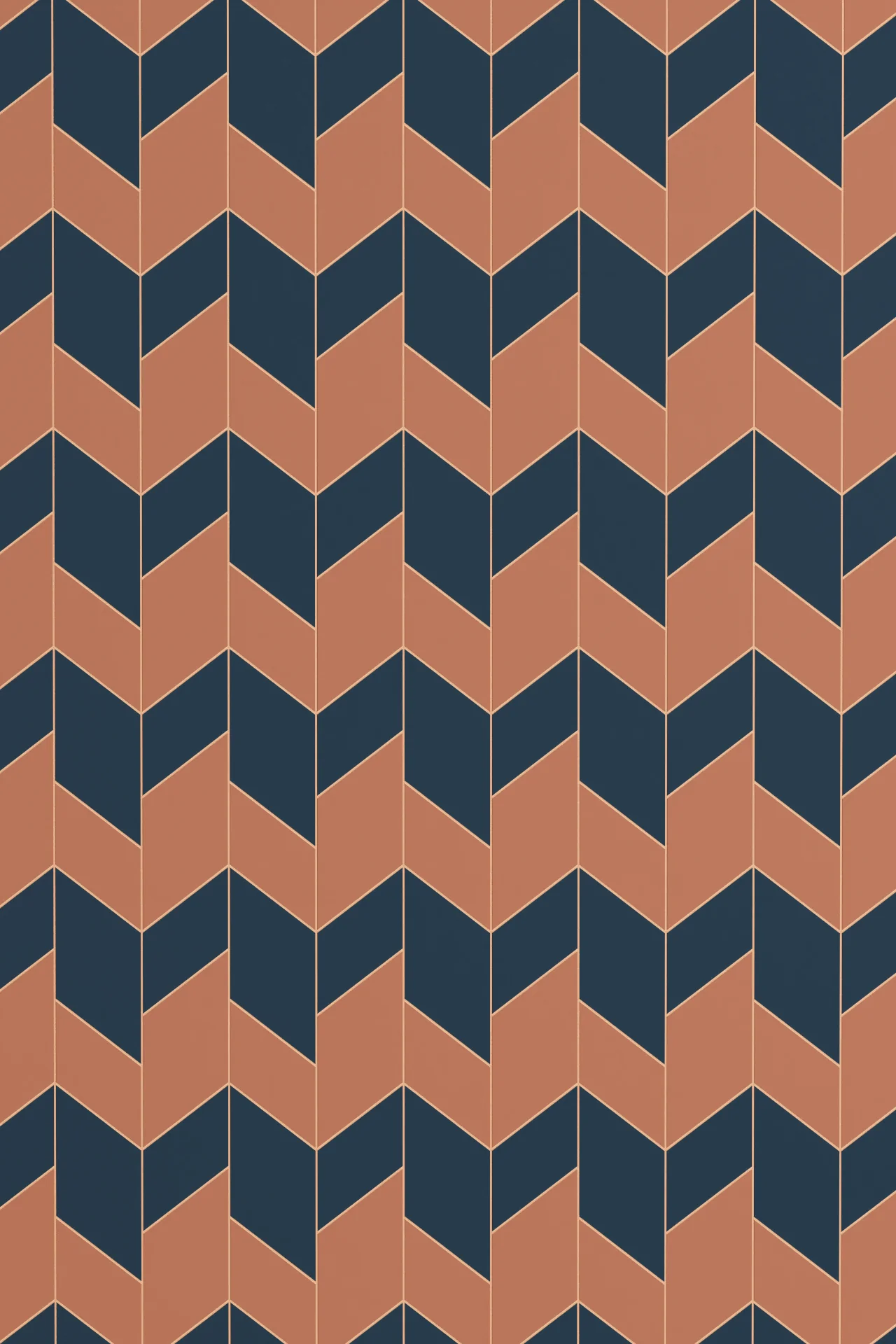 Stitch Off Step Indigo Porcelain Tiles