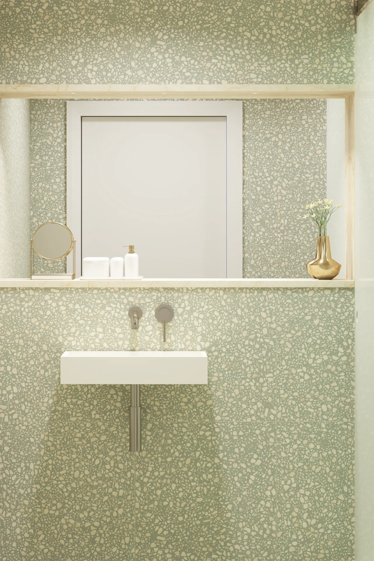 Botticino S3005-G50Y Terrazzo