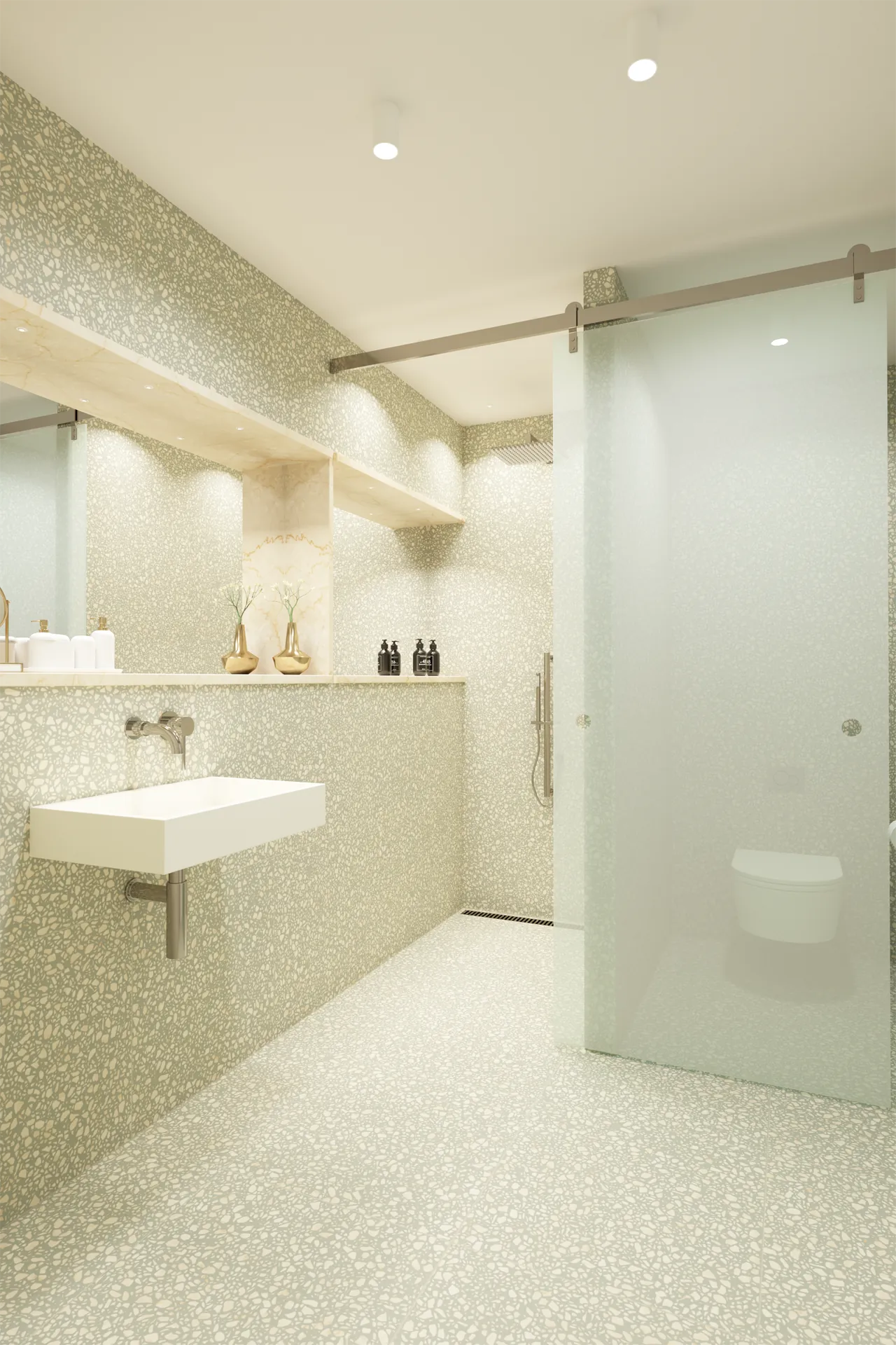 Botticino S3005-G50Y Terrazzo