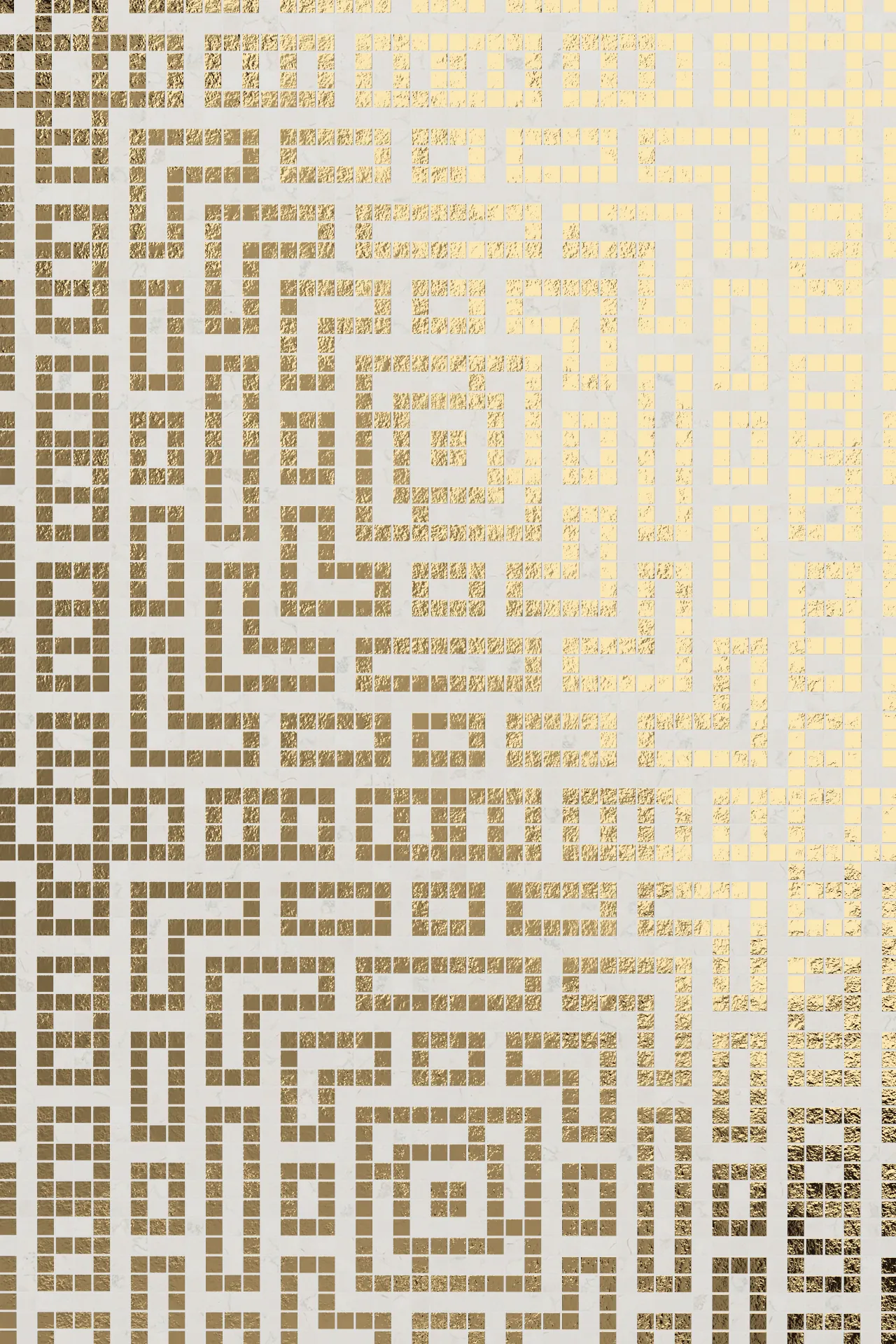 Castle Bianco Perlino Oro Mosaic
