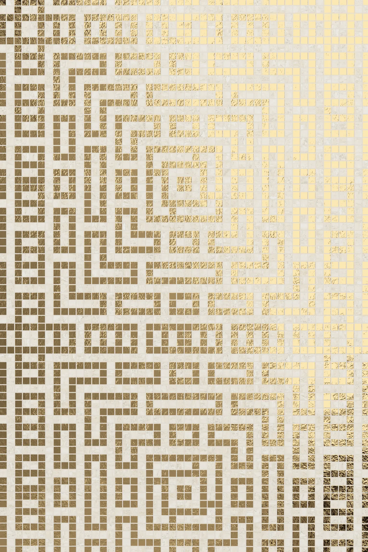 Castle Travertine Chiaro Oro Mosaic