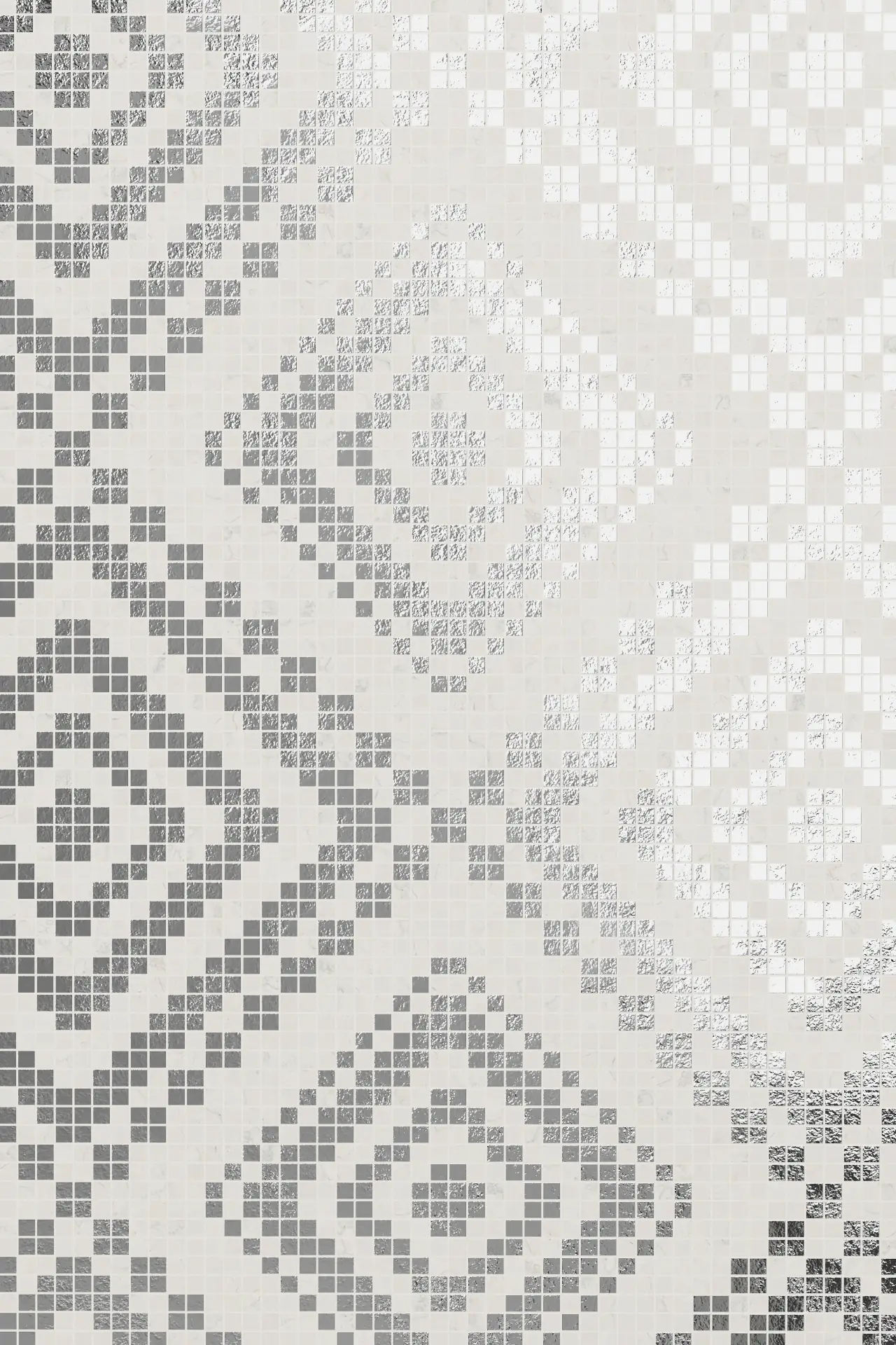 Diamond Bianco Perlino Oro Bianco Mosaic