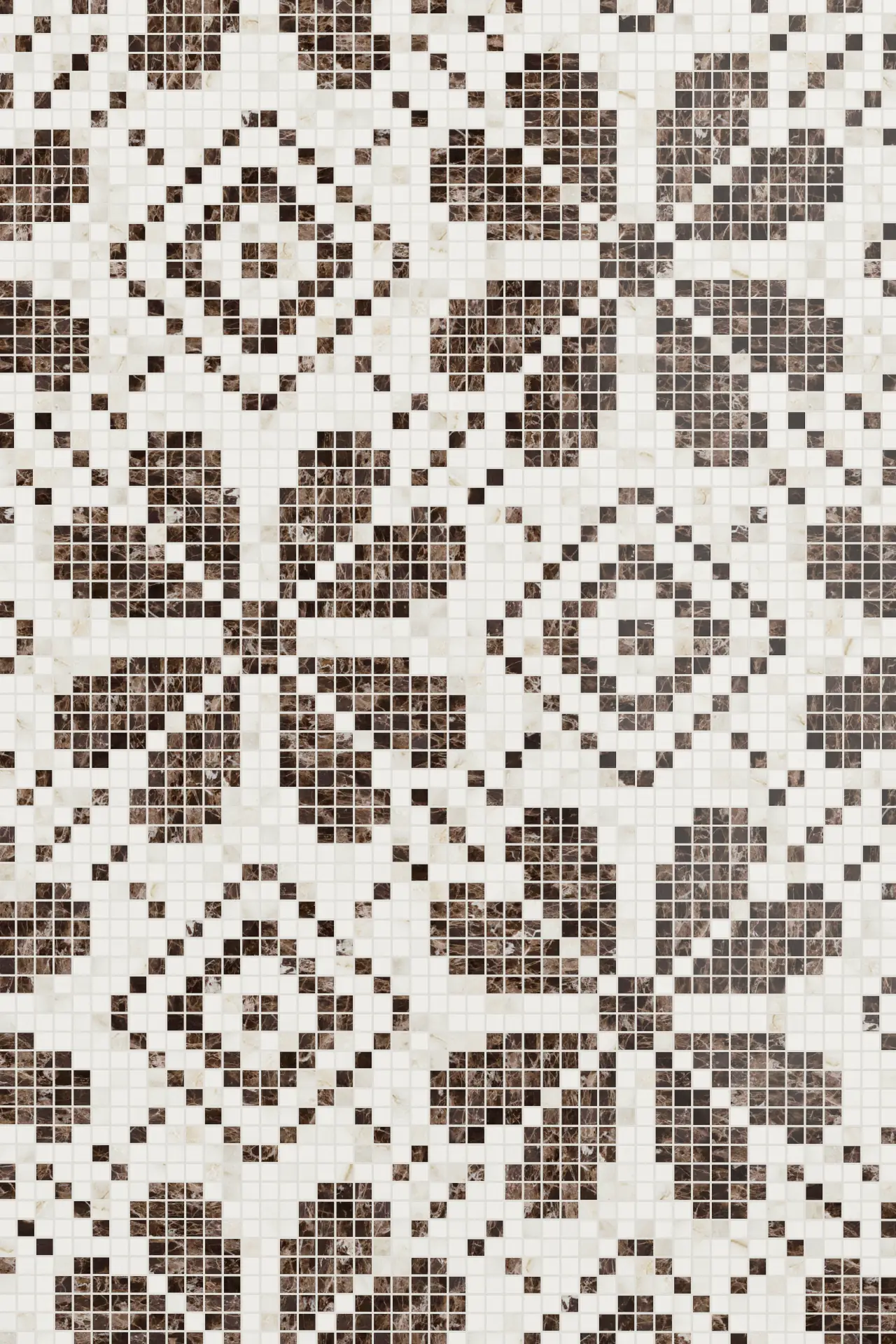 Fleur Calacatta Emperador Mosaic