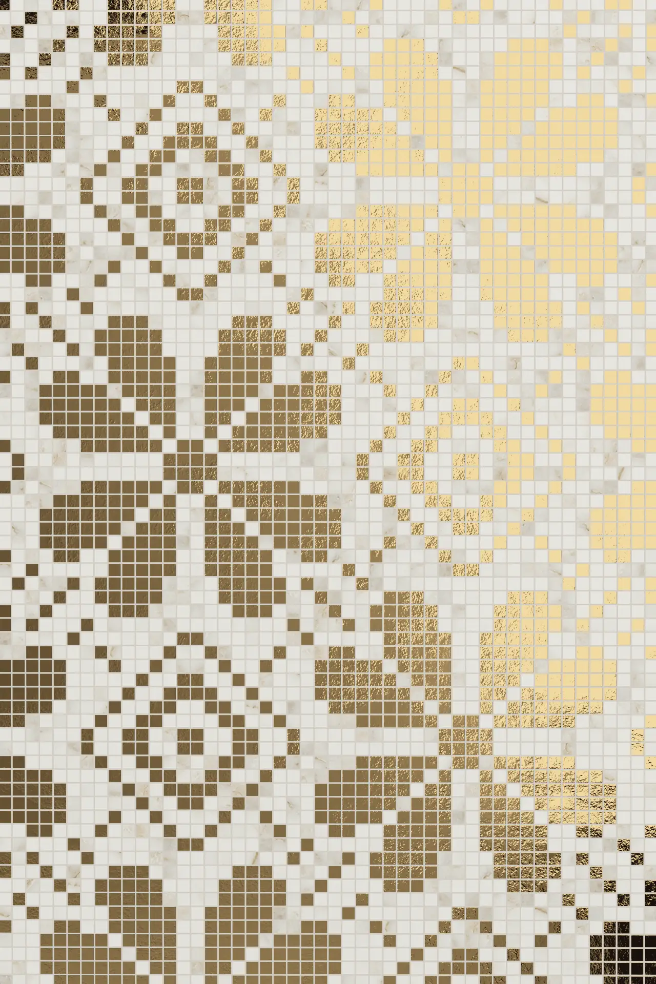 Fleur Calacatta Oro Mosaic