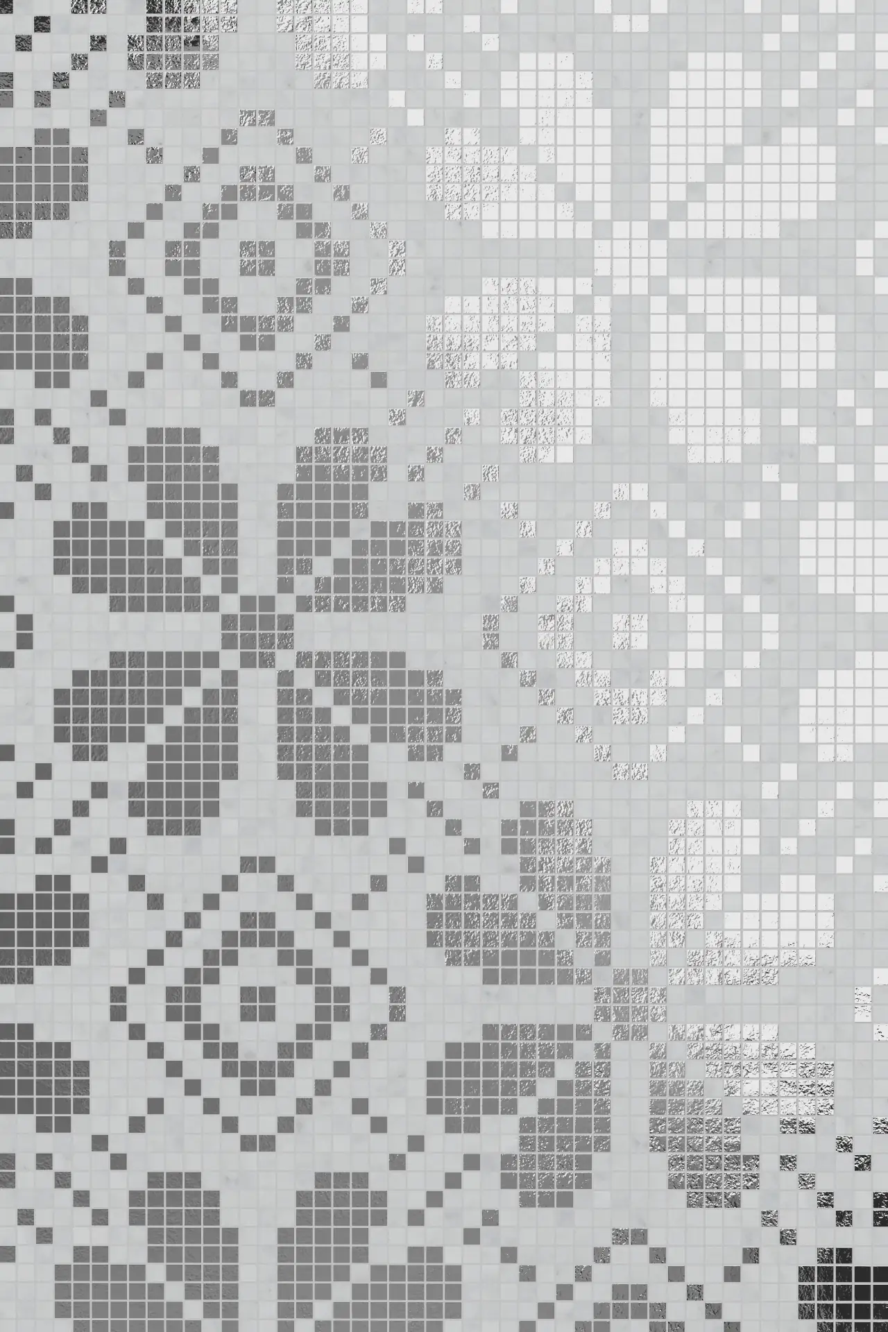 Fleur Carrara Oro Bianco Mosaic