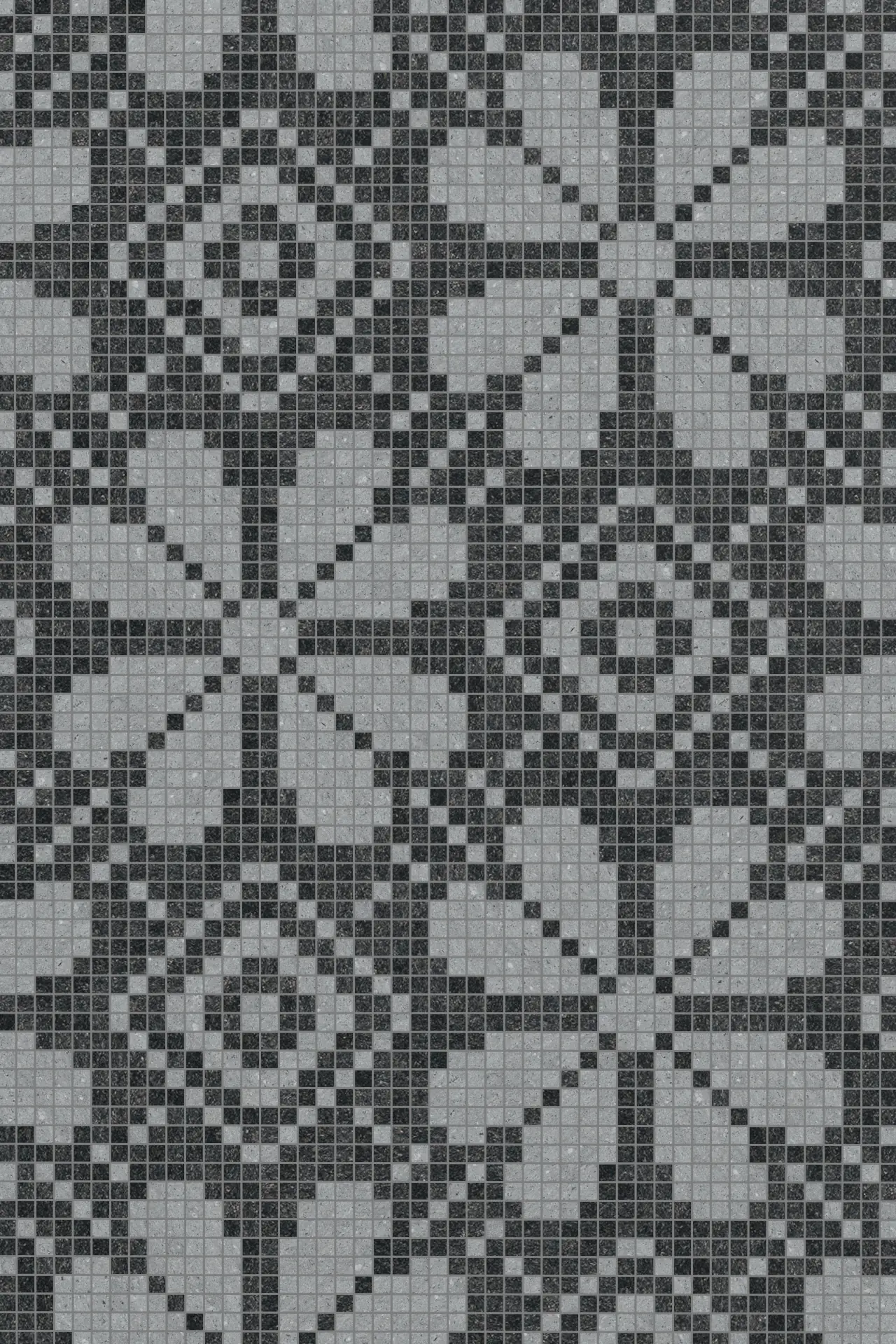 Fleur Nero Assoluto Pietra Vesuvio Mosaic