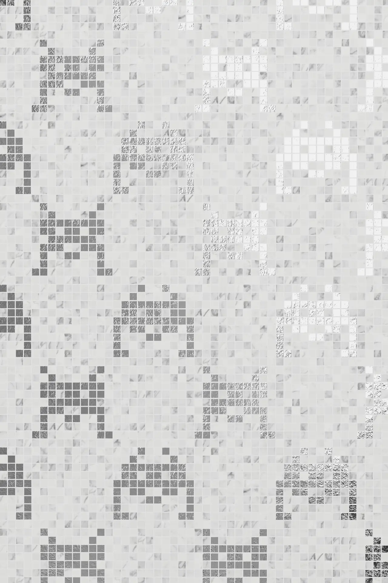 Invaders Statuario Veneto Oro Bianco Mosaic