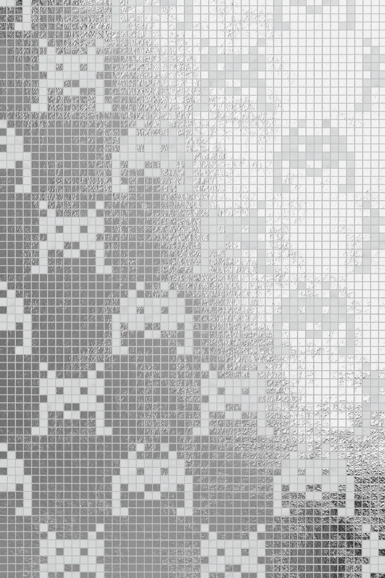 Invaders Oro Bianco Carrara Mosaic