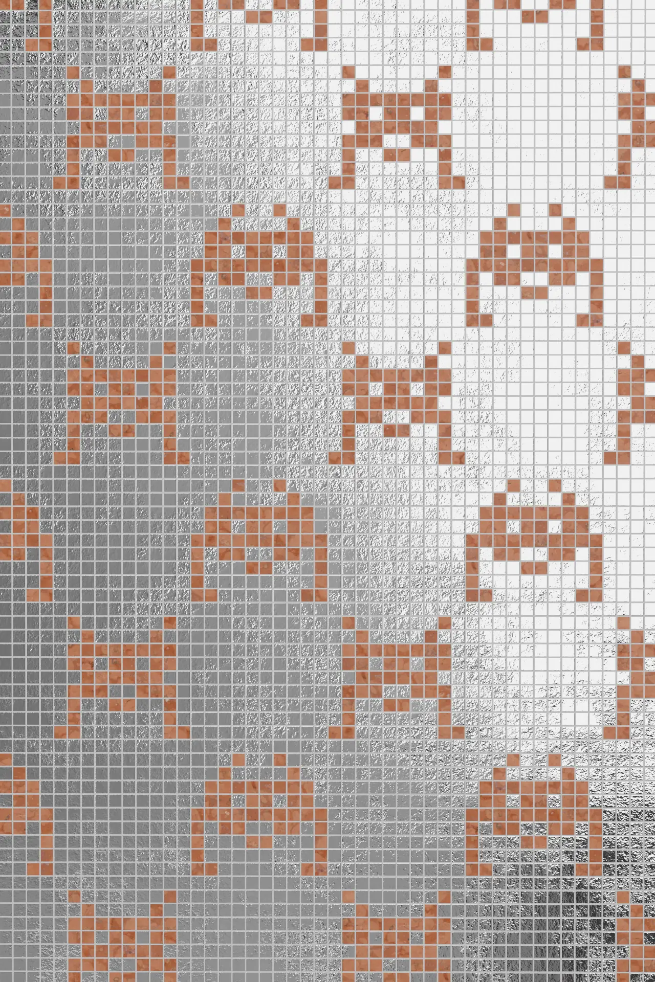 Invaders Oro Bianco Rosso Verona Mosaic