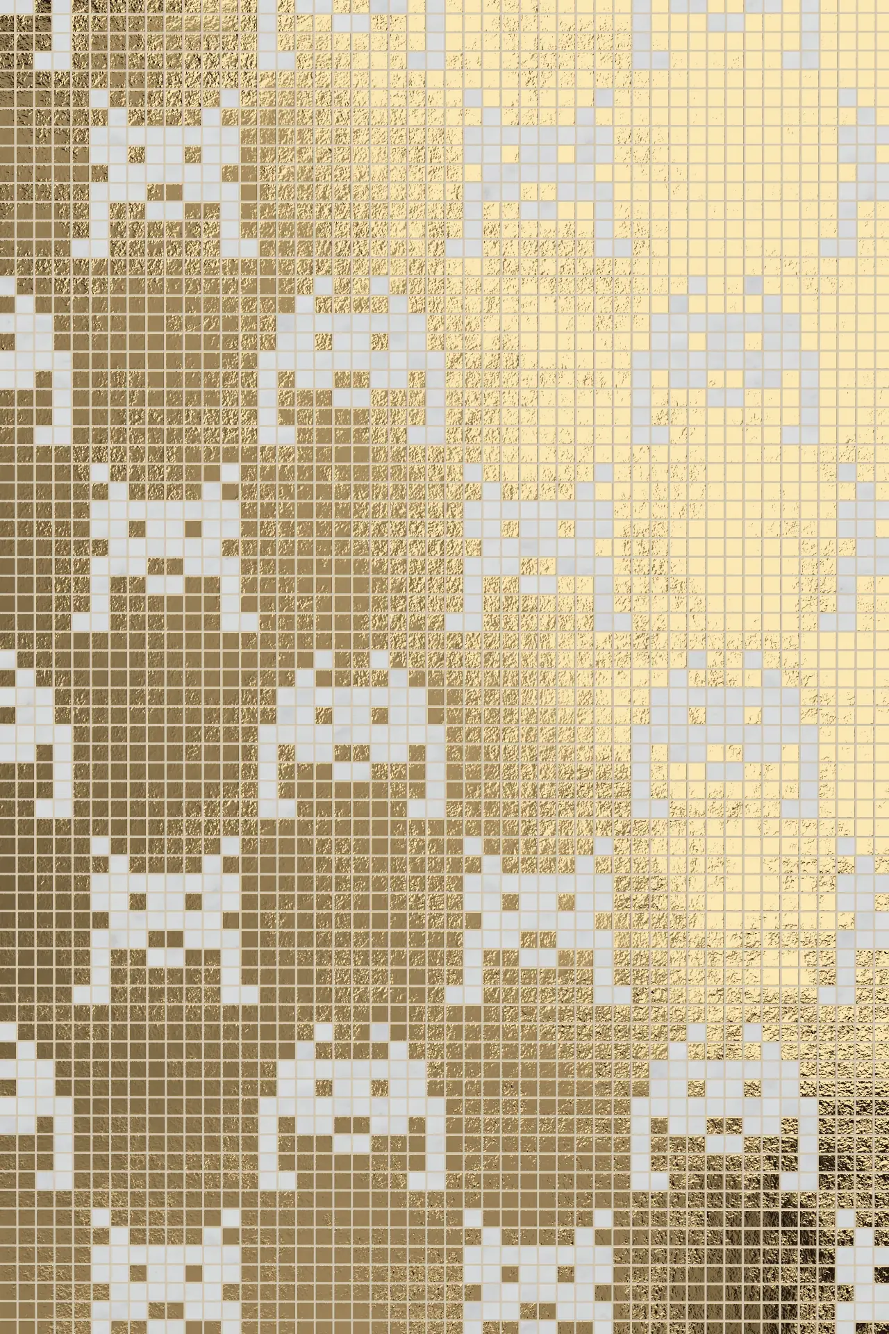 Invaders Oro Carrara Mosaic