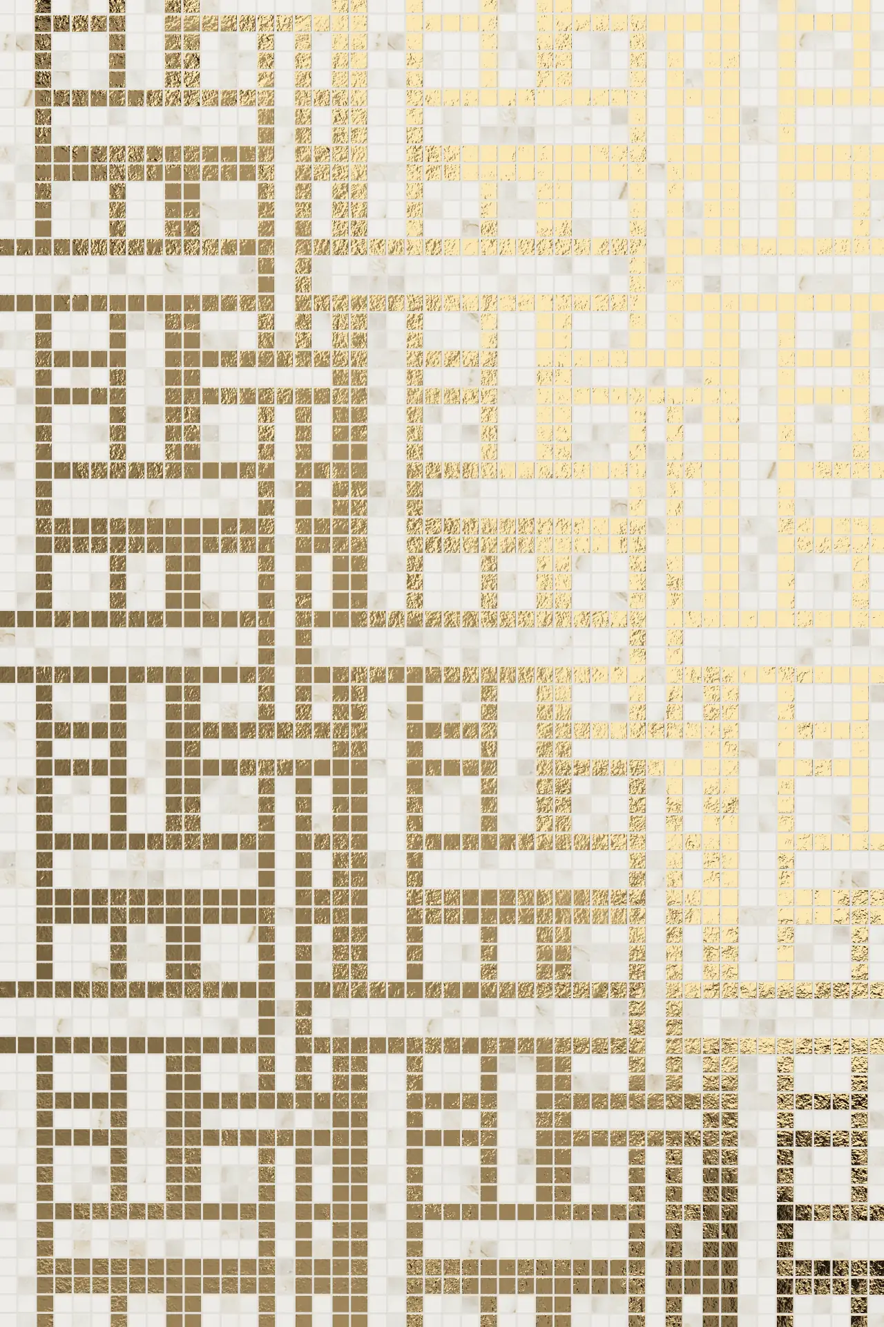 Invaders Calacatta Oro Mosaic