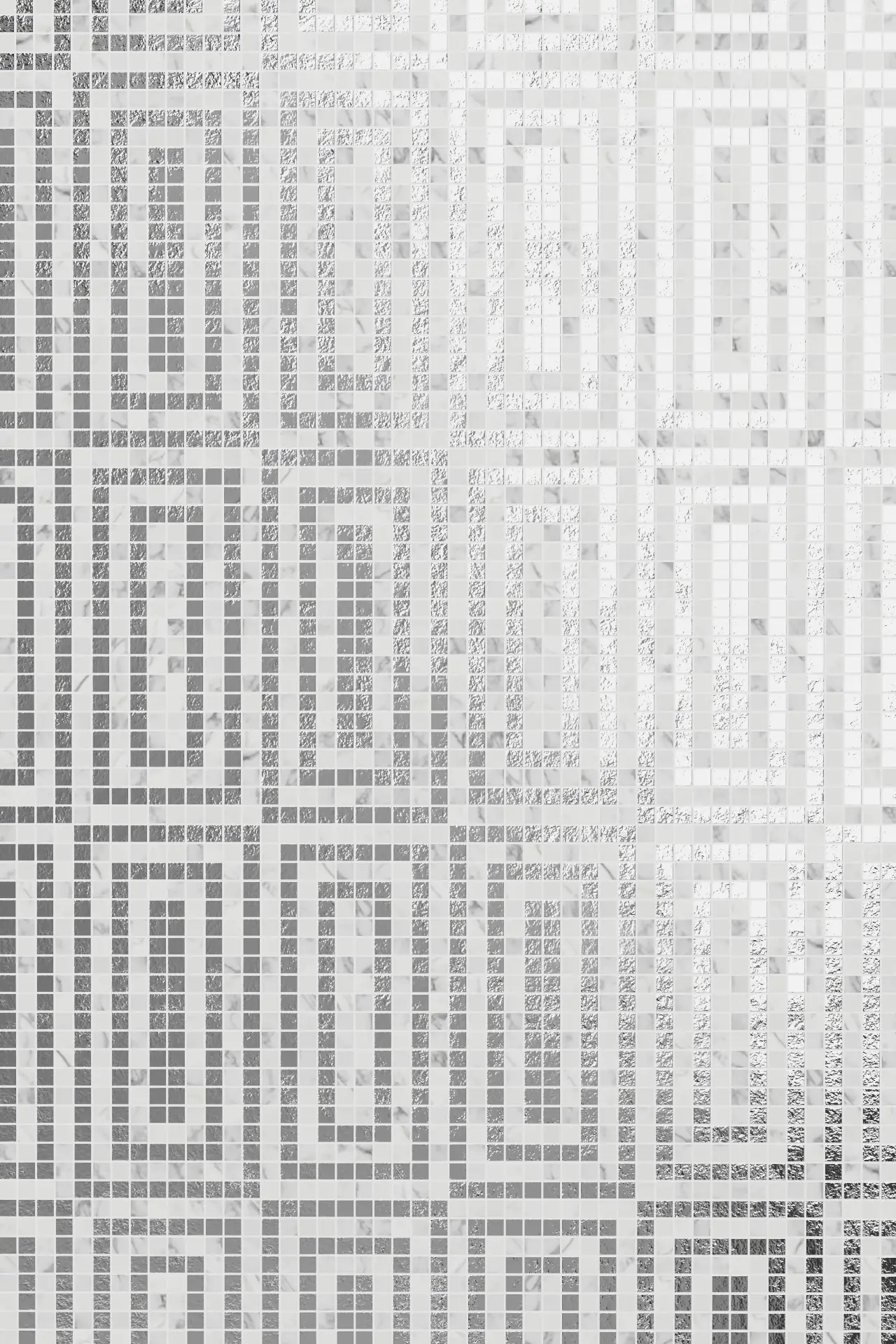 Loop Statuario Veneto Oro Bianco Mosaic