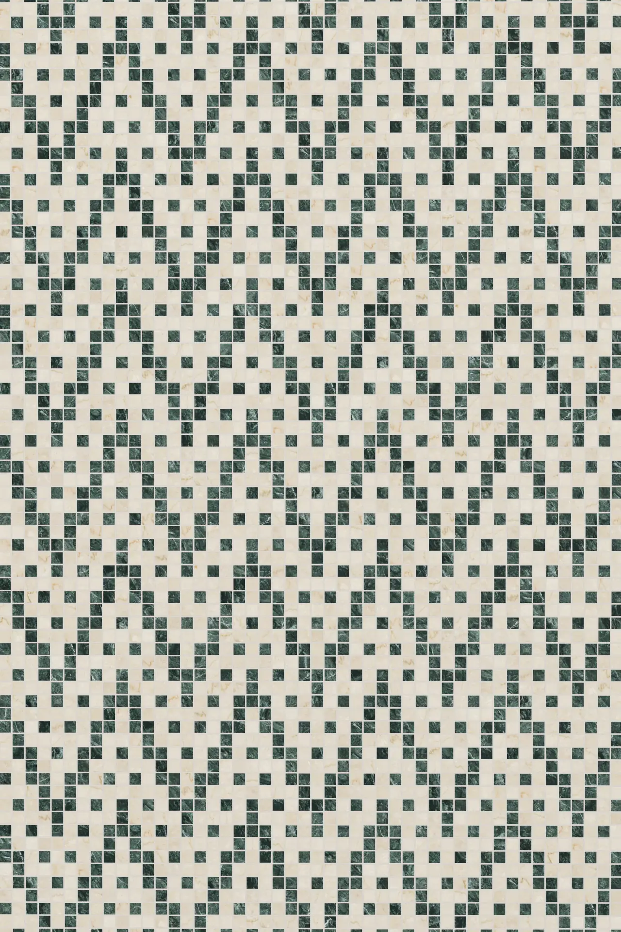 Maroc Botticino Verde Alpi Mosaic