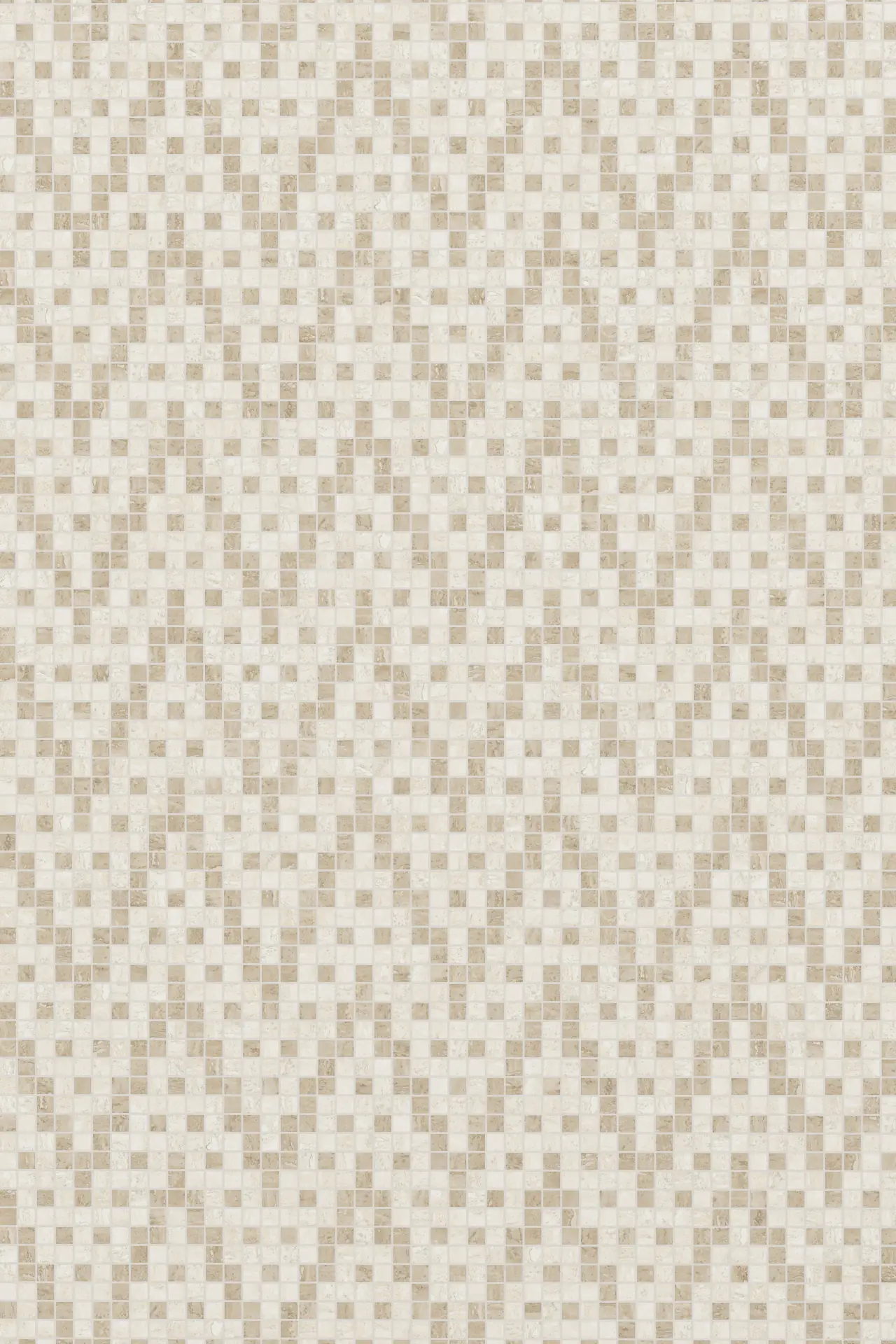 Maroc Travertine Chiaro Noce Mosaic