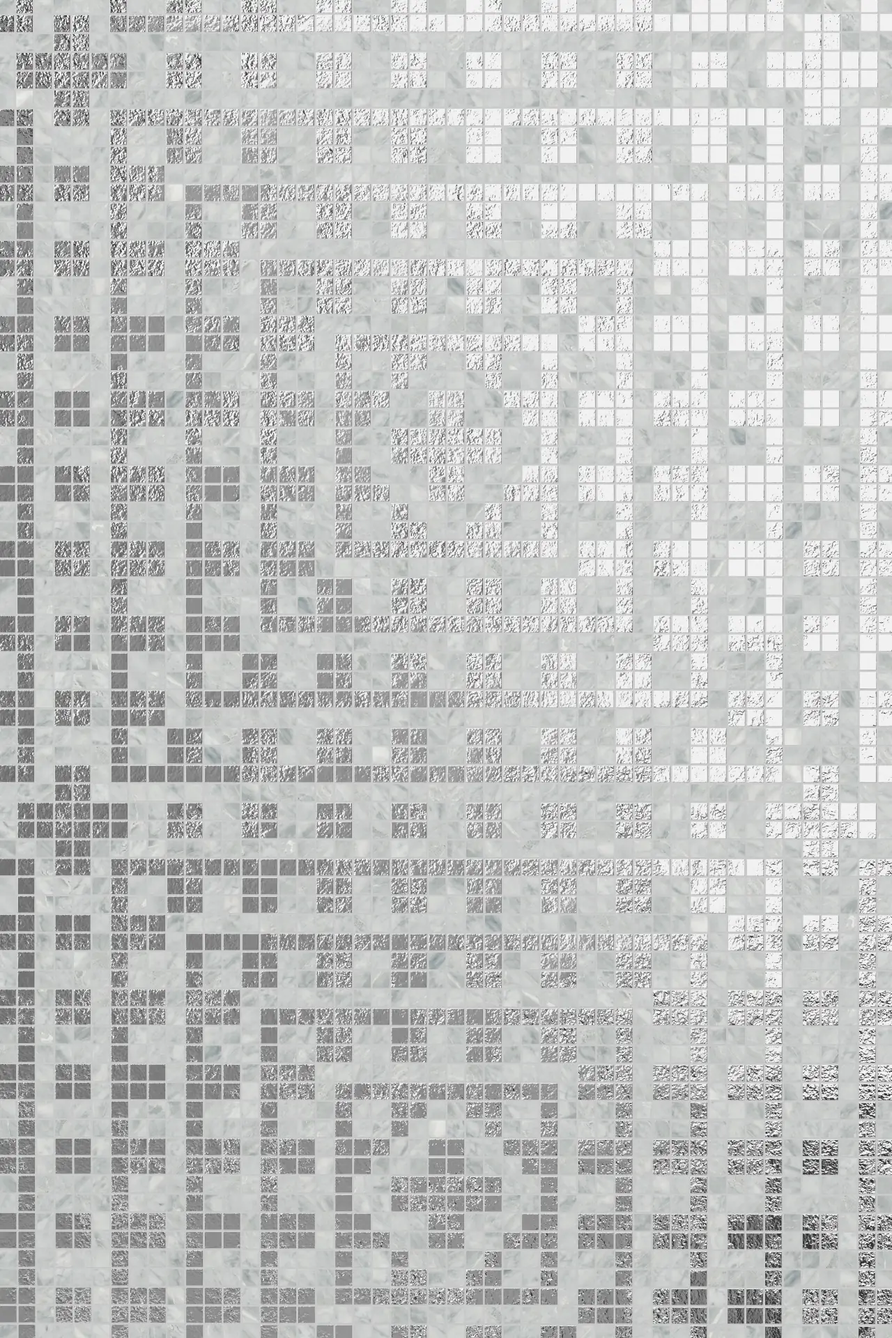 Mayan Bardiglio Oro Bianco Mosaic
