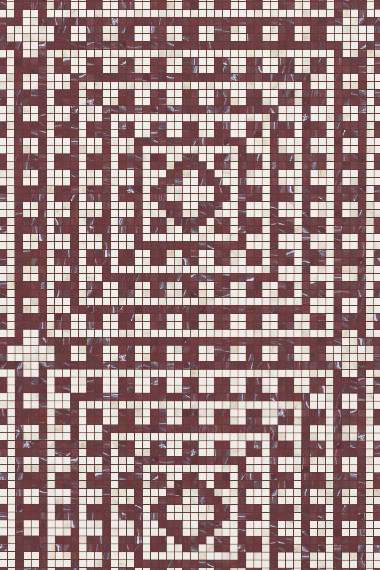 Mayan Rosso Laguna Calacatta Mosaic