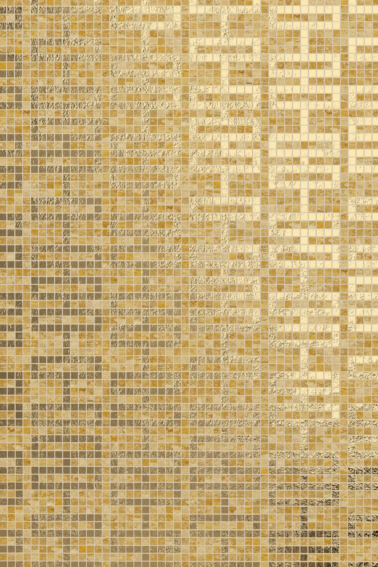 Screen Travertine Giallo Oro Mosaic