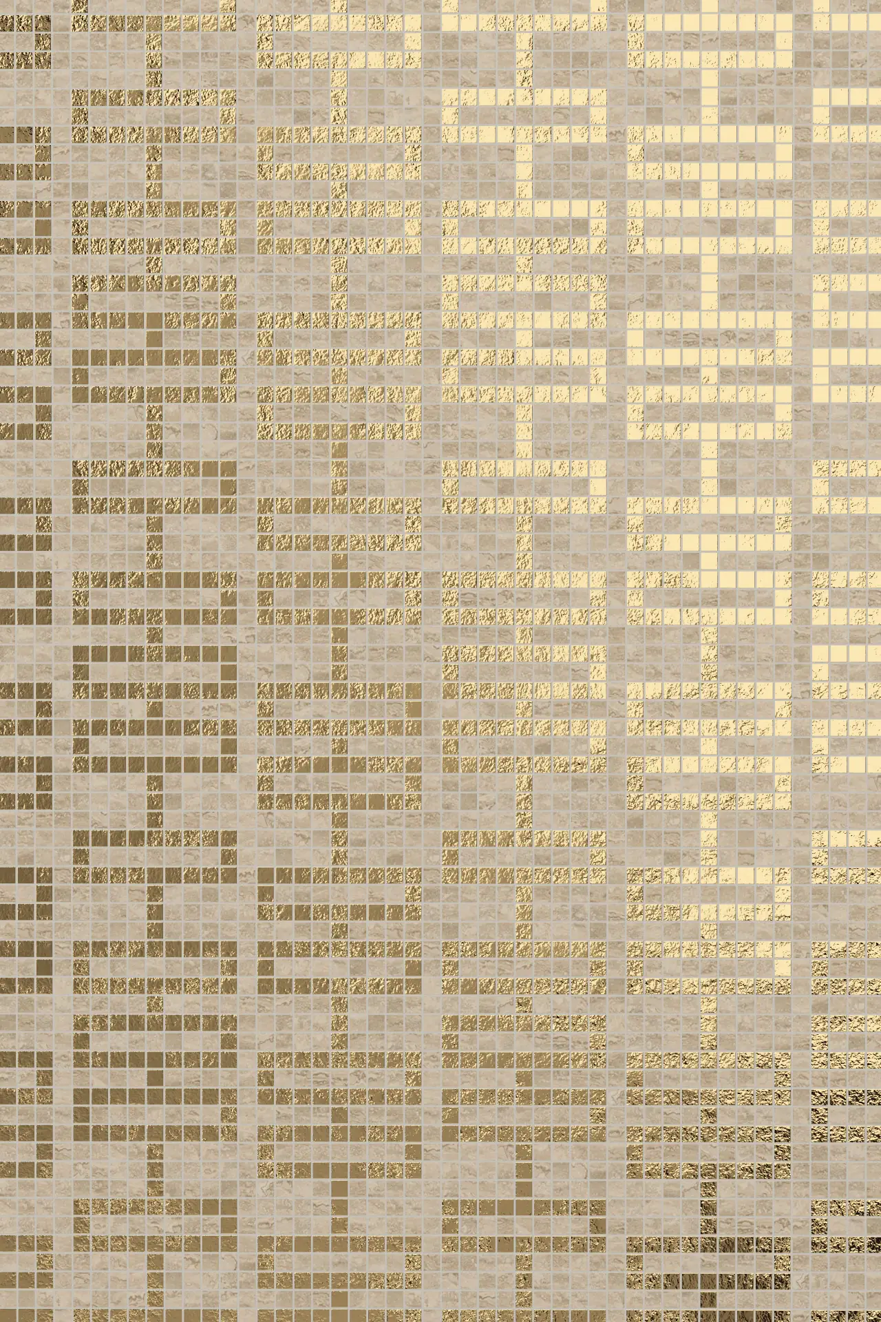 Screen Travertine Noce Oro Mosaic