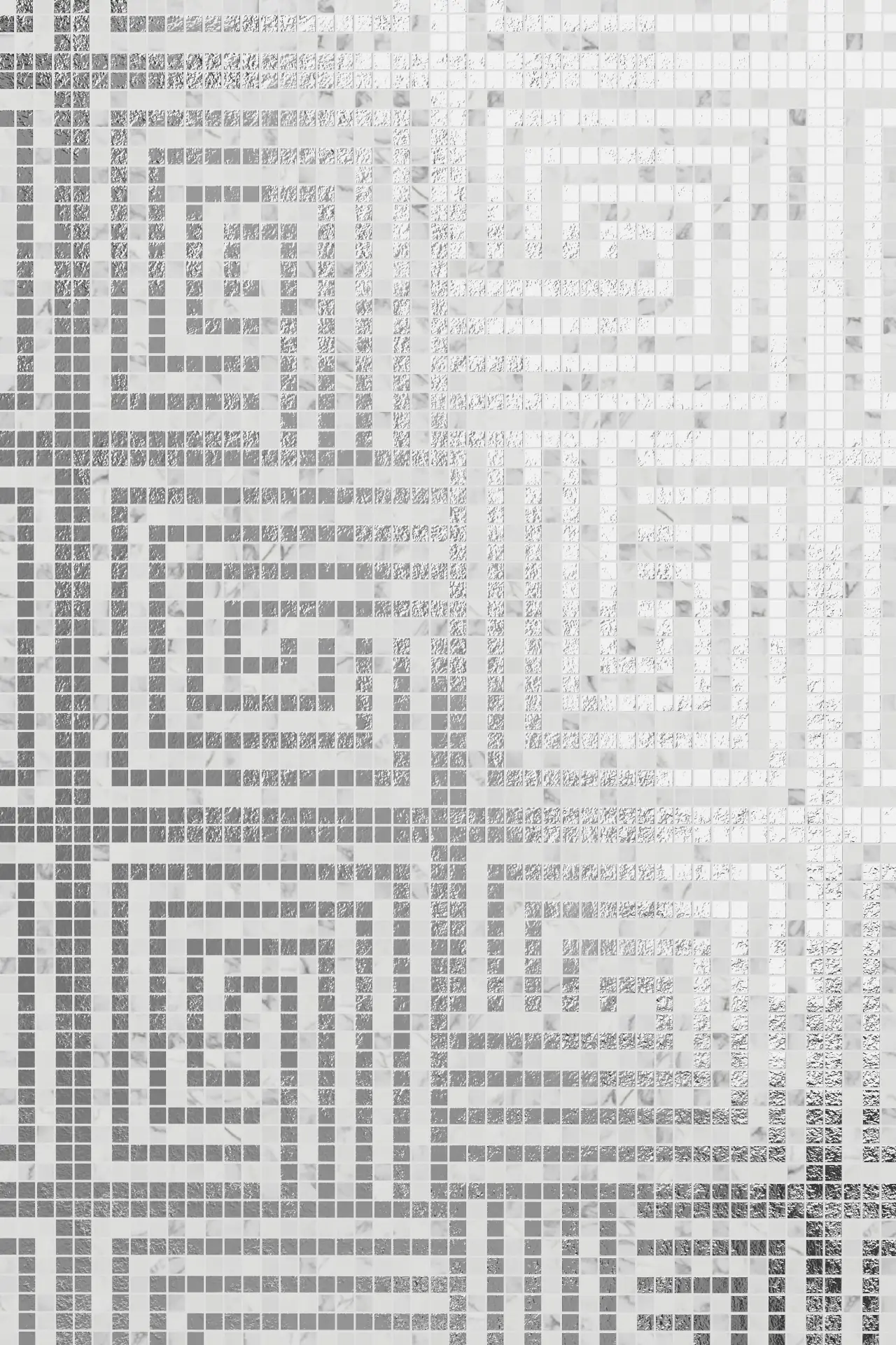 Spiral Statuario Veneto Oro Bianco Mosaic