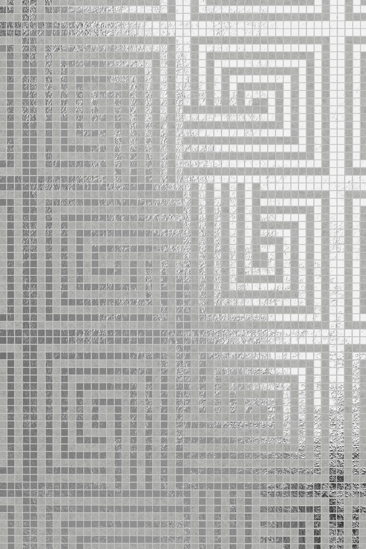 Spiral Grigio Perla Oro Bianco Mosaic