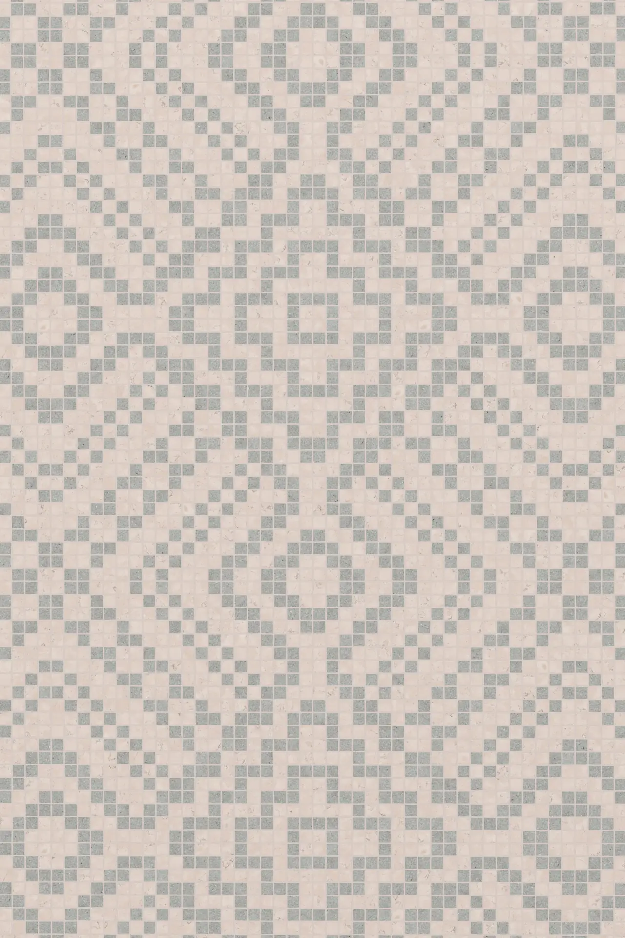 Tulle Rosa Perlino Grigio Perla Mosaic