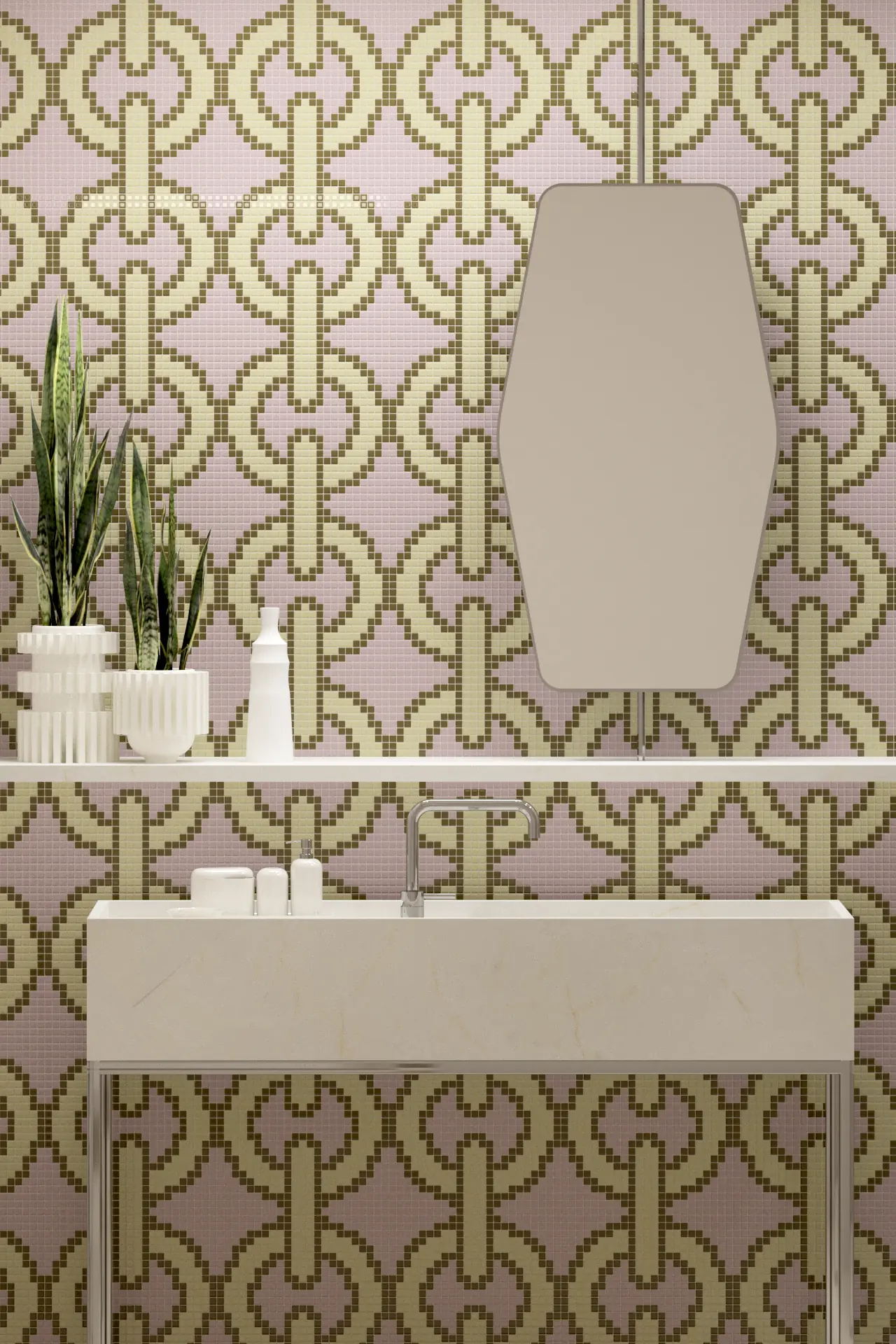 Chain Certosa Glass Mosaic