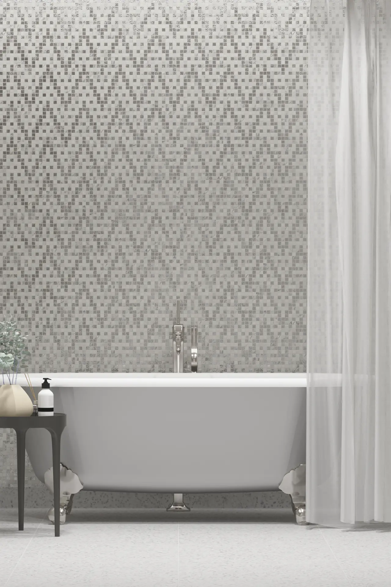 Maroc Bianco Veneto Oro Bianco Mosaic