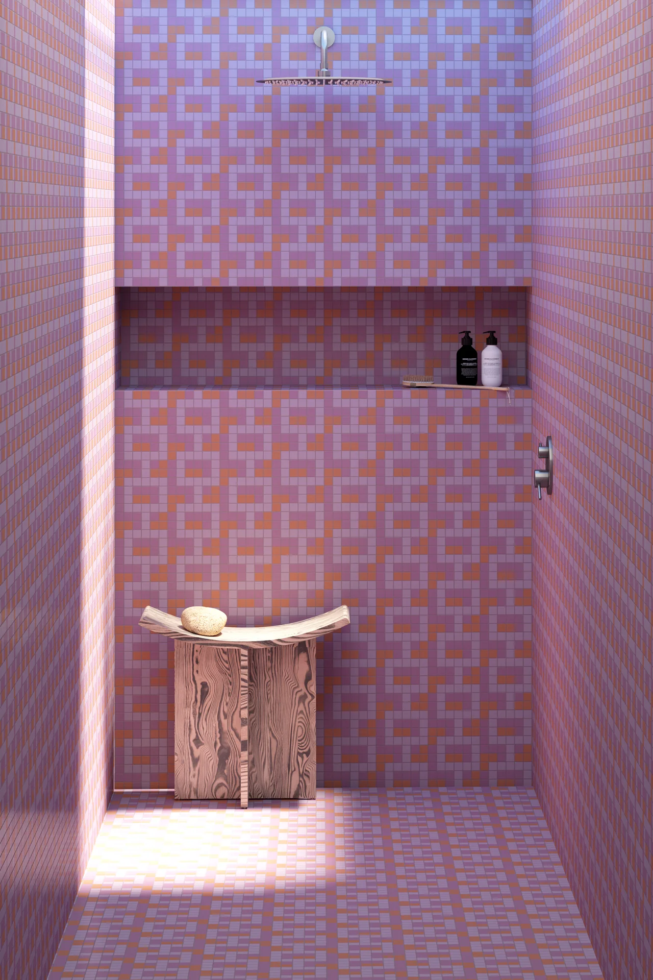 Milano Glass Links Arancio Mosaic