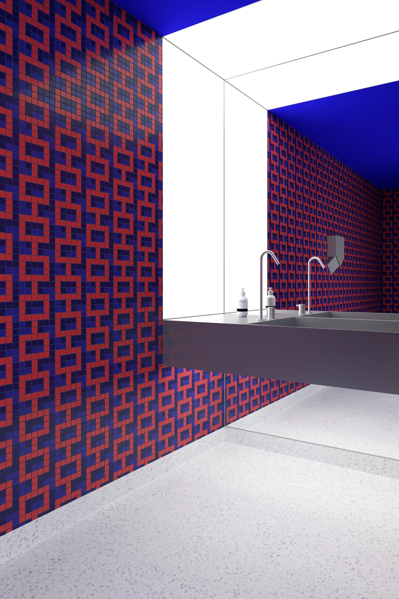 Milano Glass Links Rosso Mosaic