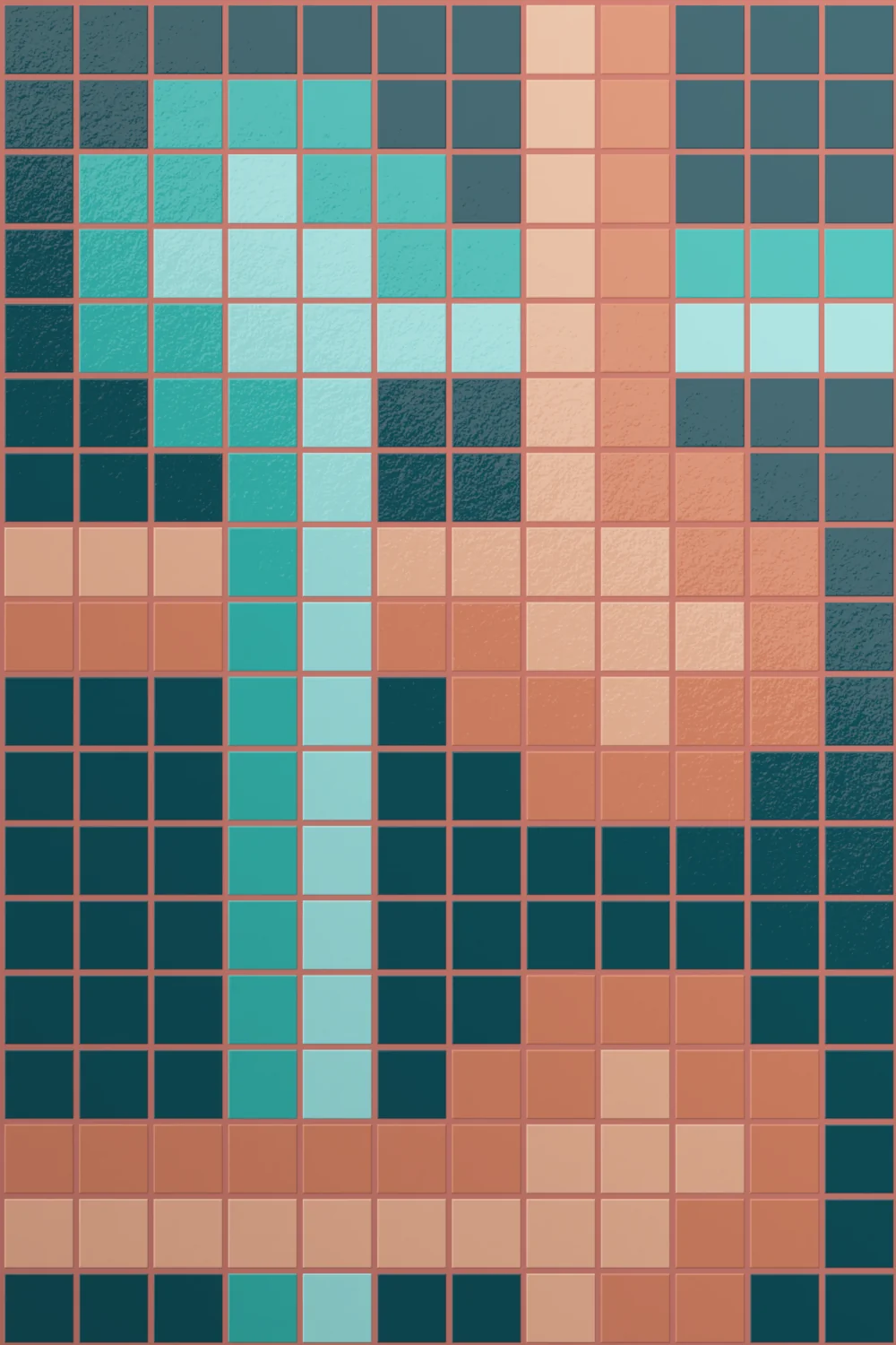 Milano Glass Knot Emerald Mosaic