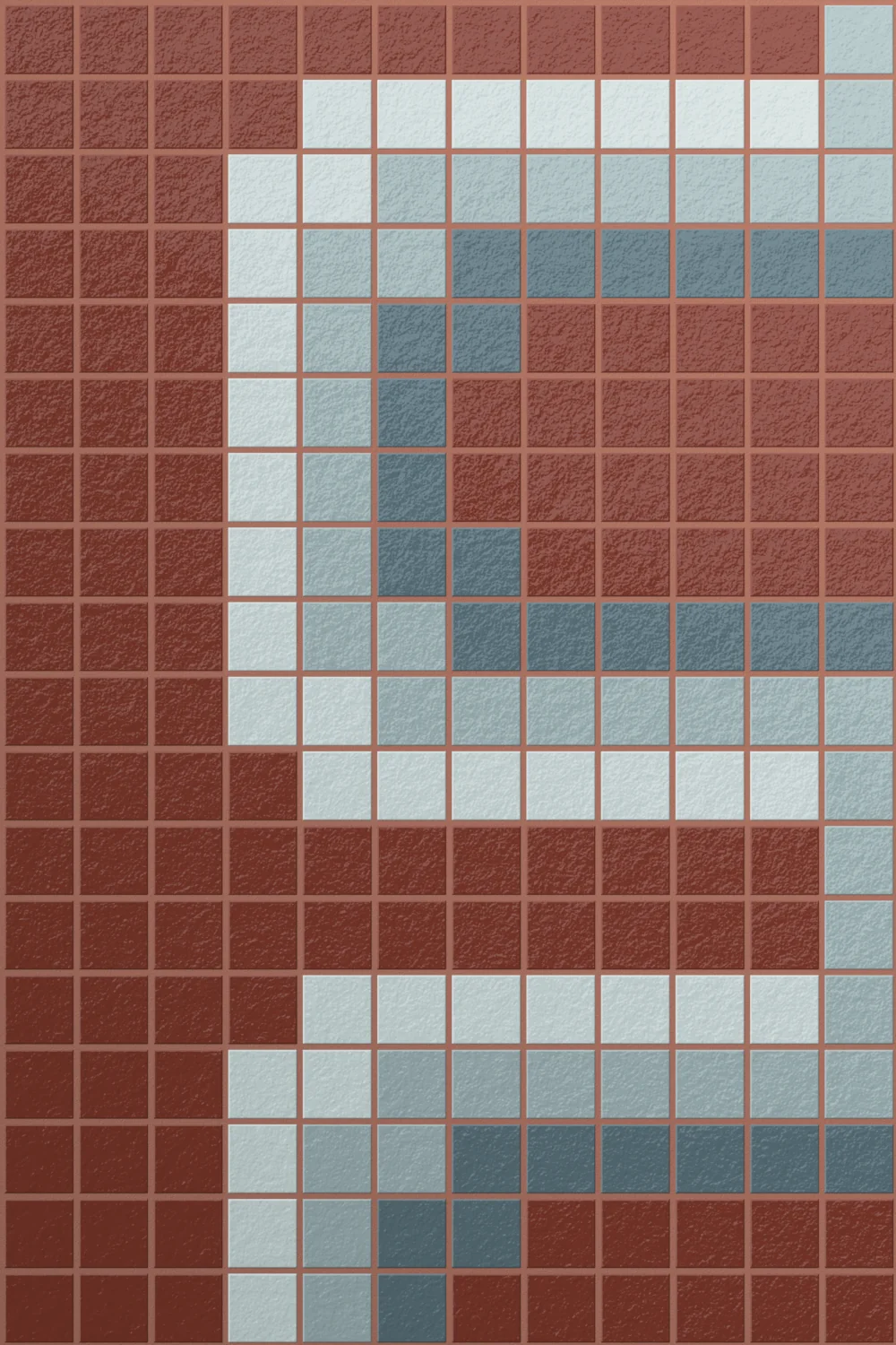 Milano Glass Loop Borgogna Mosaic