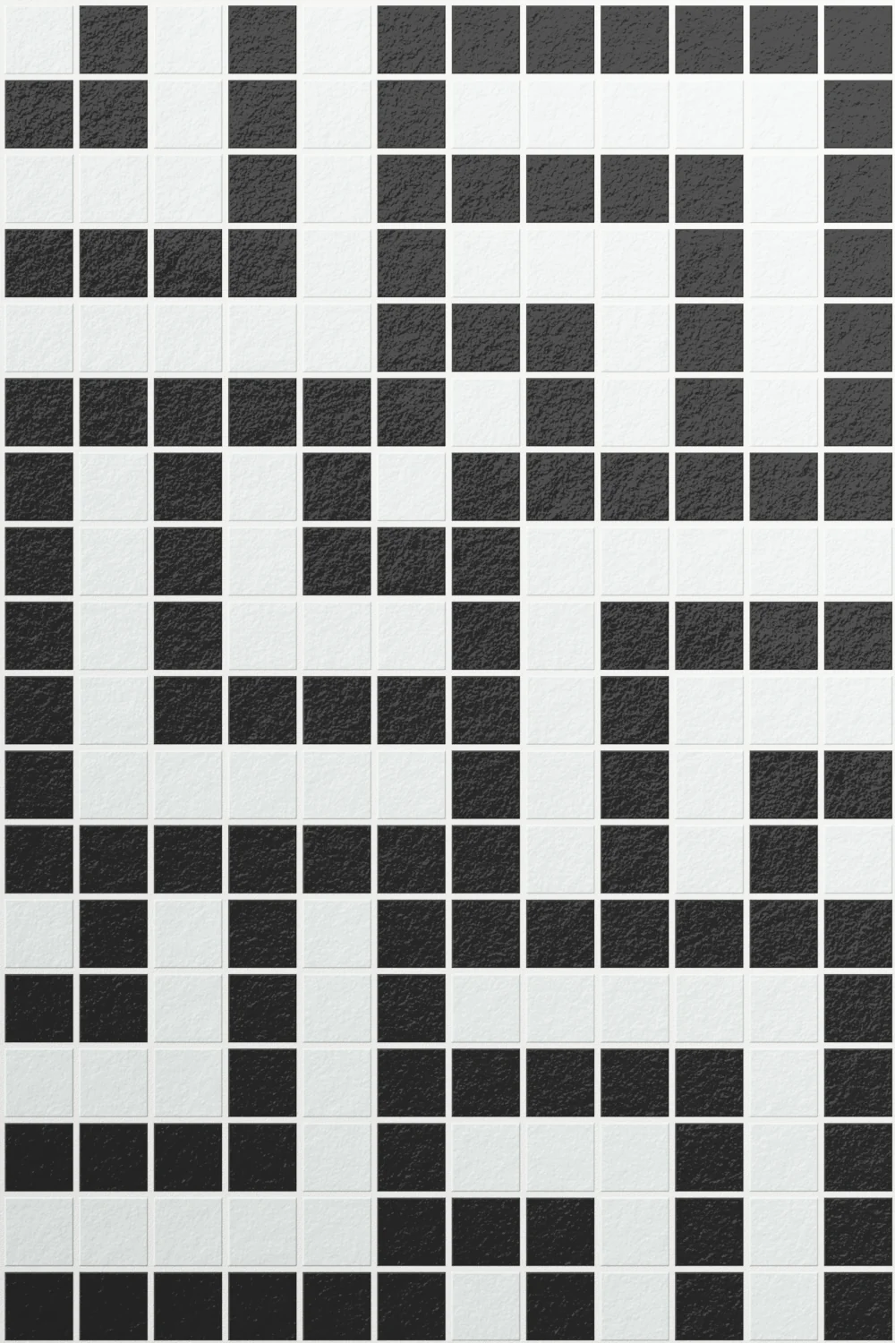 Milano Glass Overlap Mono Mosaic