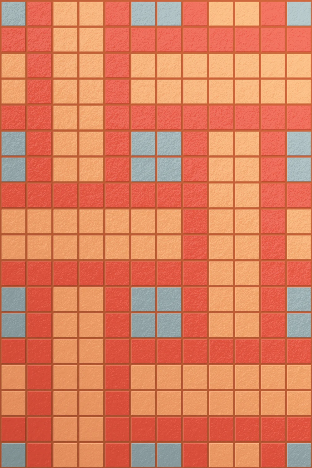 Milano Glass Trellis Arancio Mosaic
