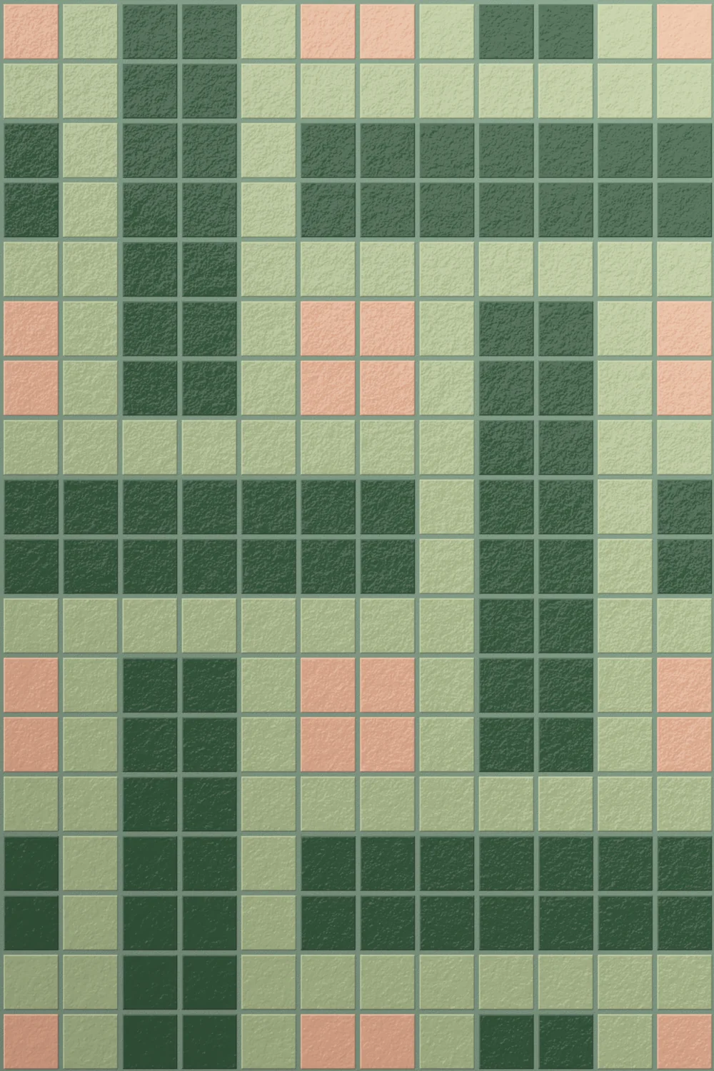 Milano Glass Trellis Canteloupe Mosaic