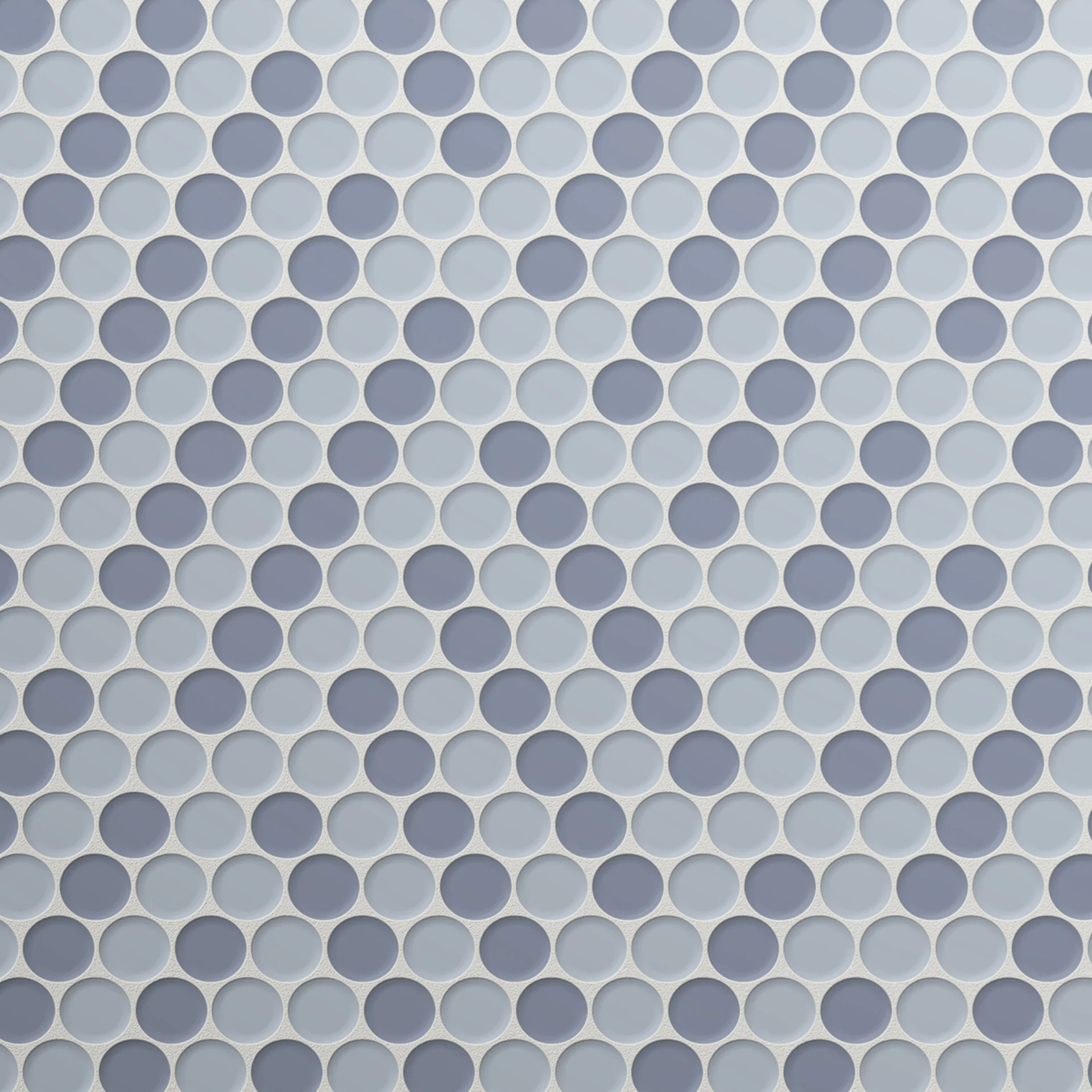 Moranci Glass Cricket Periwinkle Mosaic