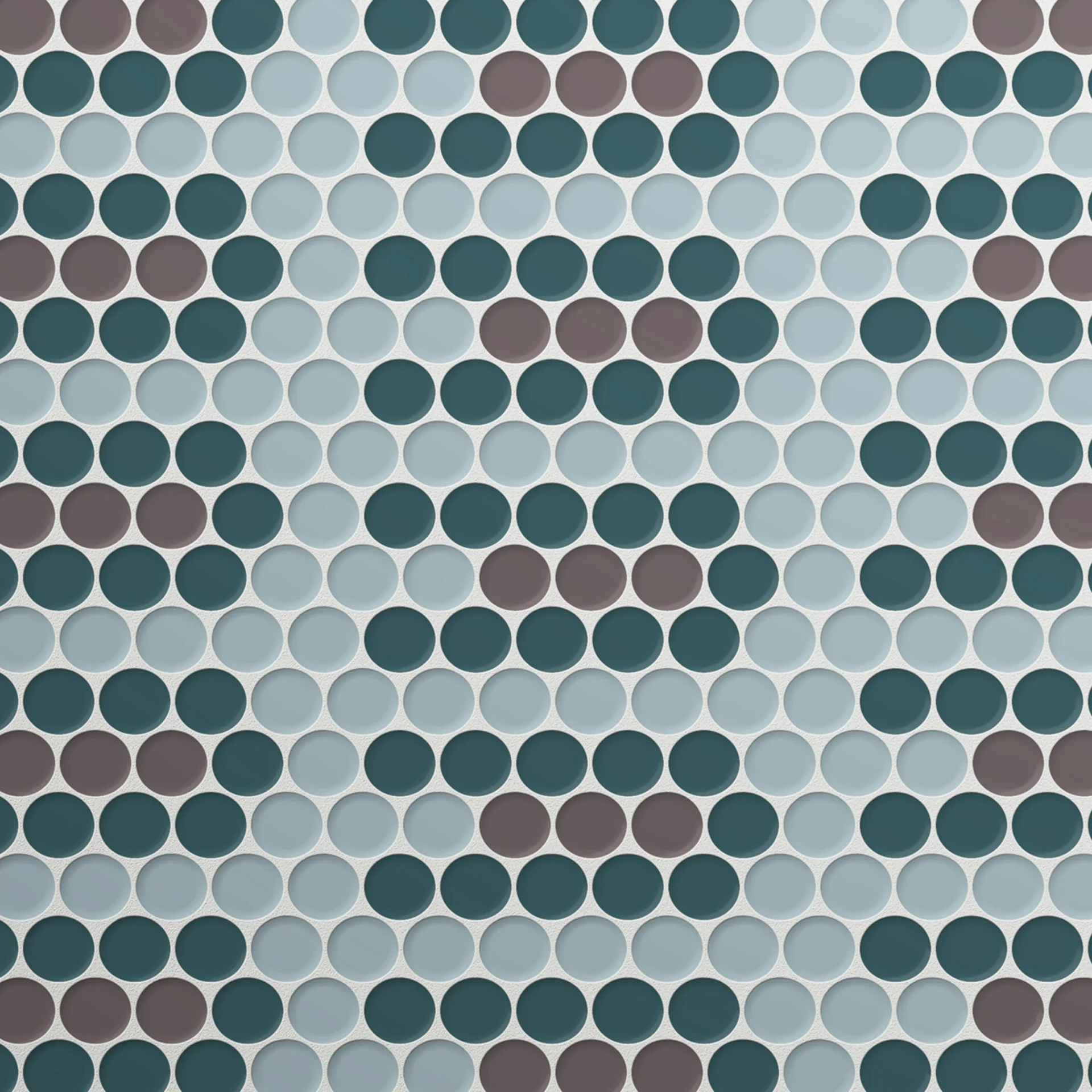 Moranci Glass Dart Aqua Mosaic