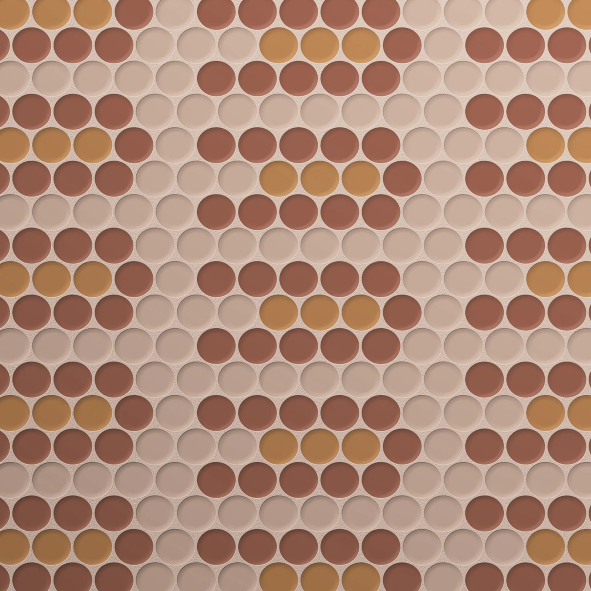 Moranci Glass Dart Coral Mosaic