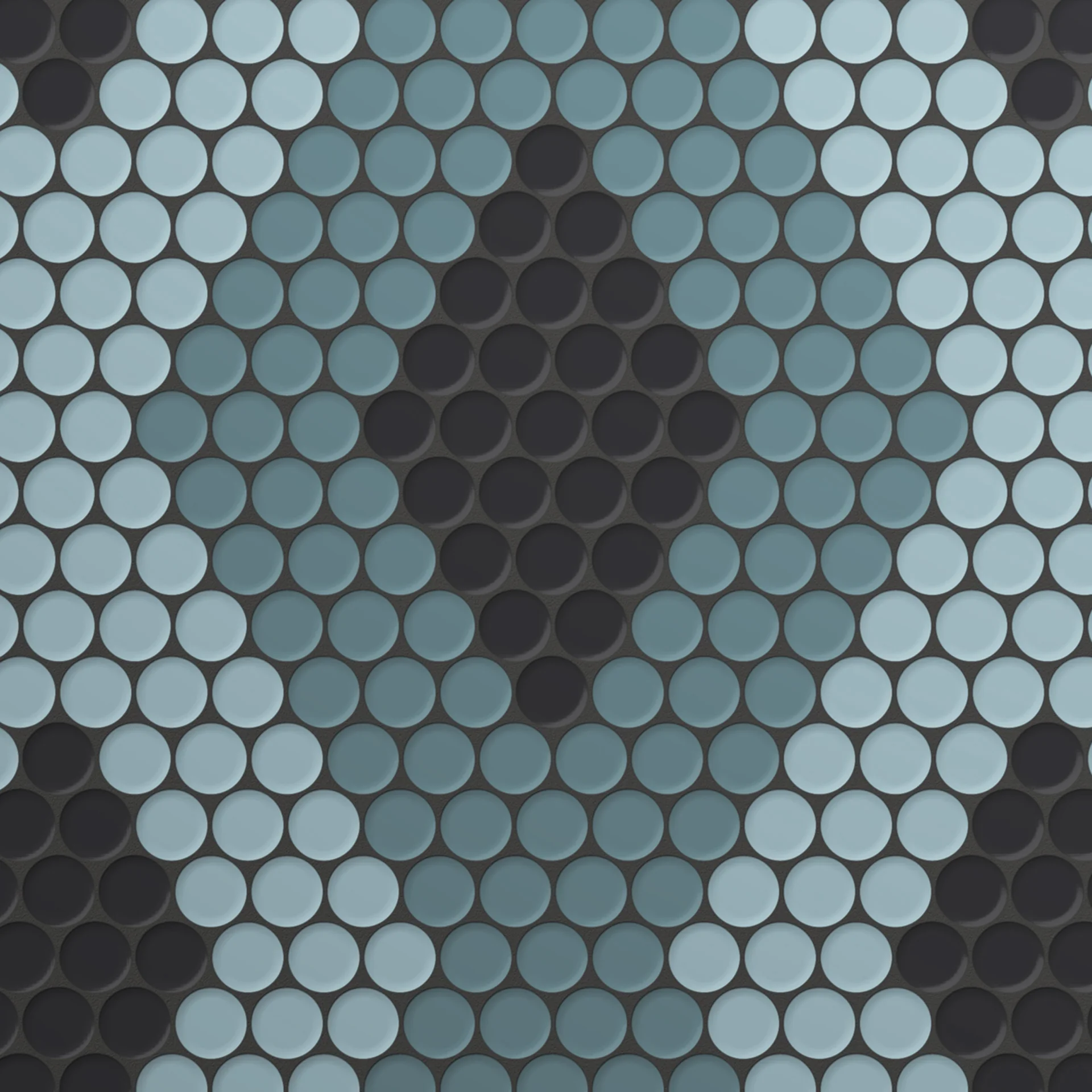 Moranci Glass Diamond Aqua Mosaic