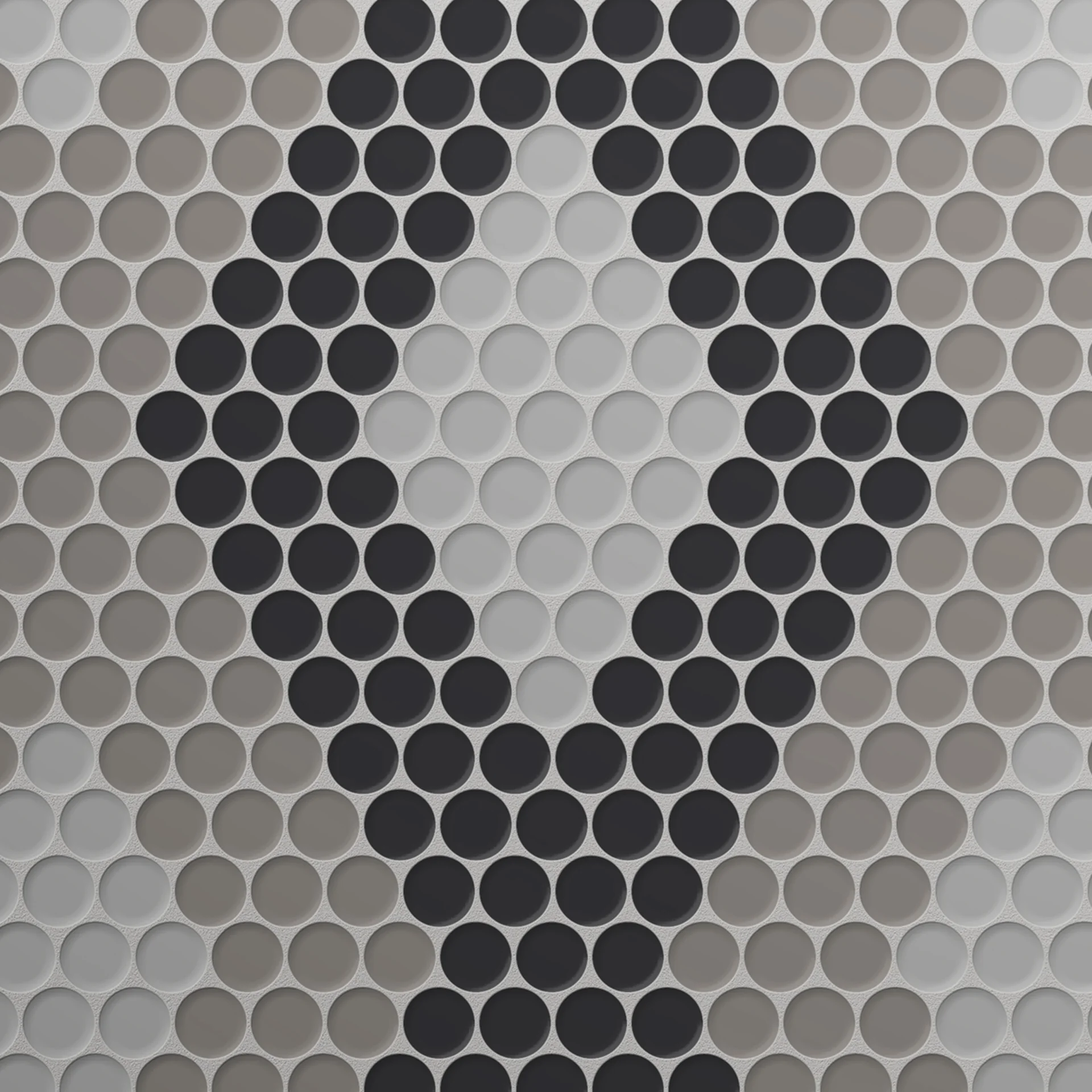 Moranci Glass Diamond Fango Mosaic